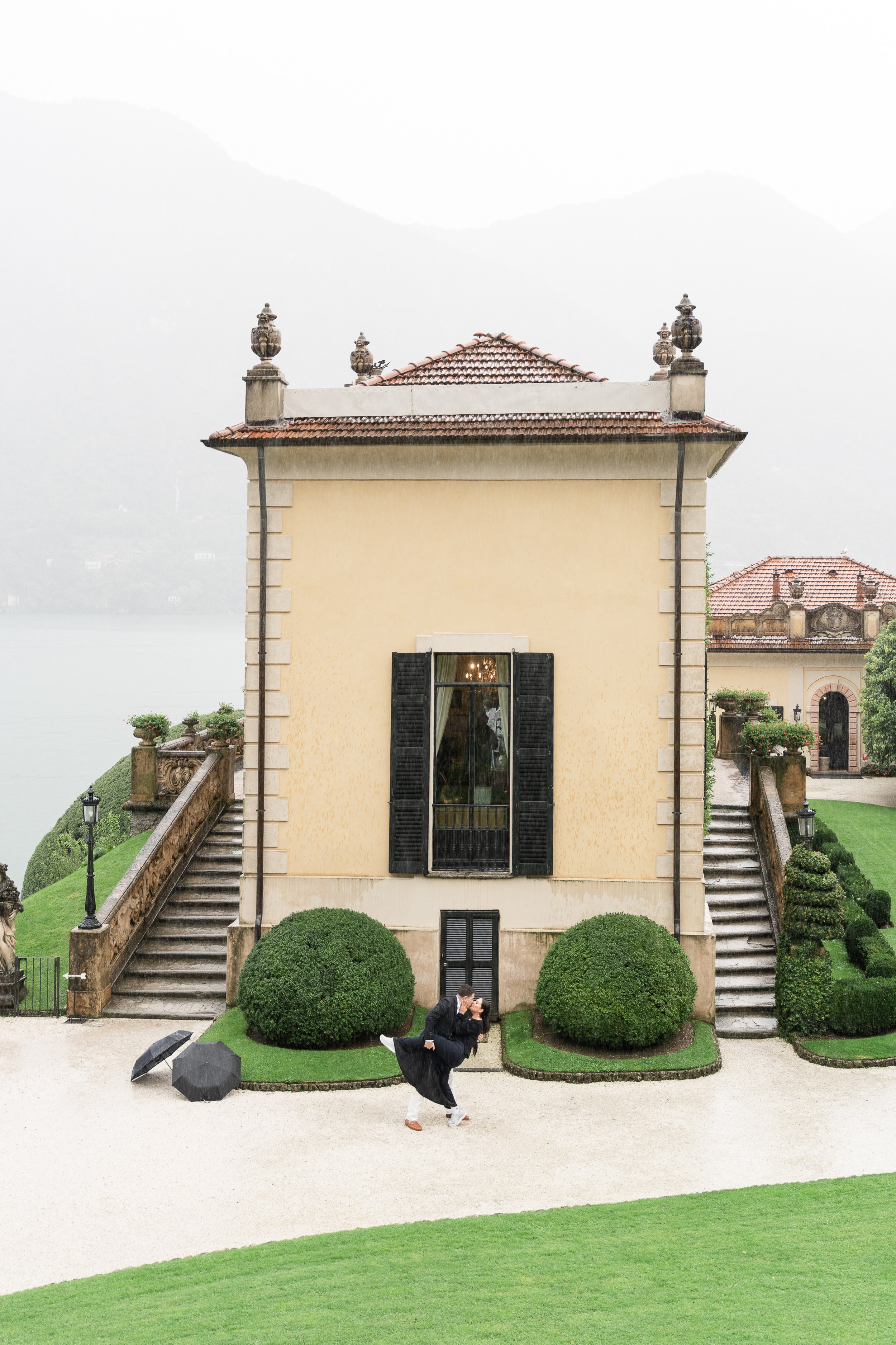 Villa Balbianello Engagement Photoshoot. Proposal Photographer in Lake Como