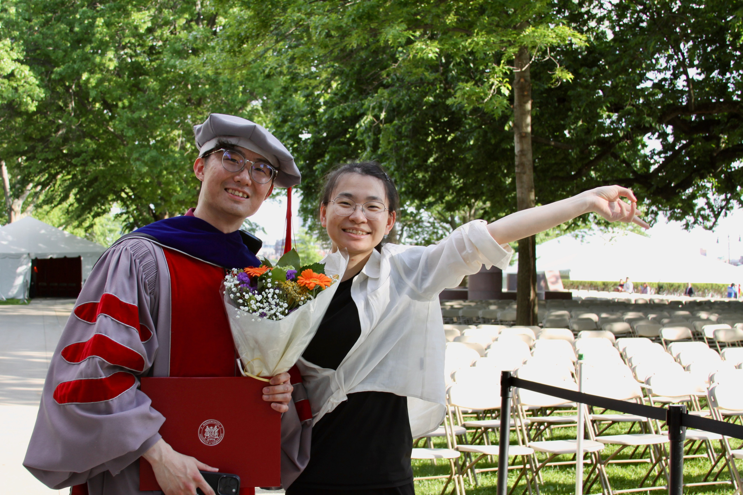 PhD graduation with Elton. Kelly Sang, graduation and portrait photographer in Boston