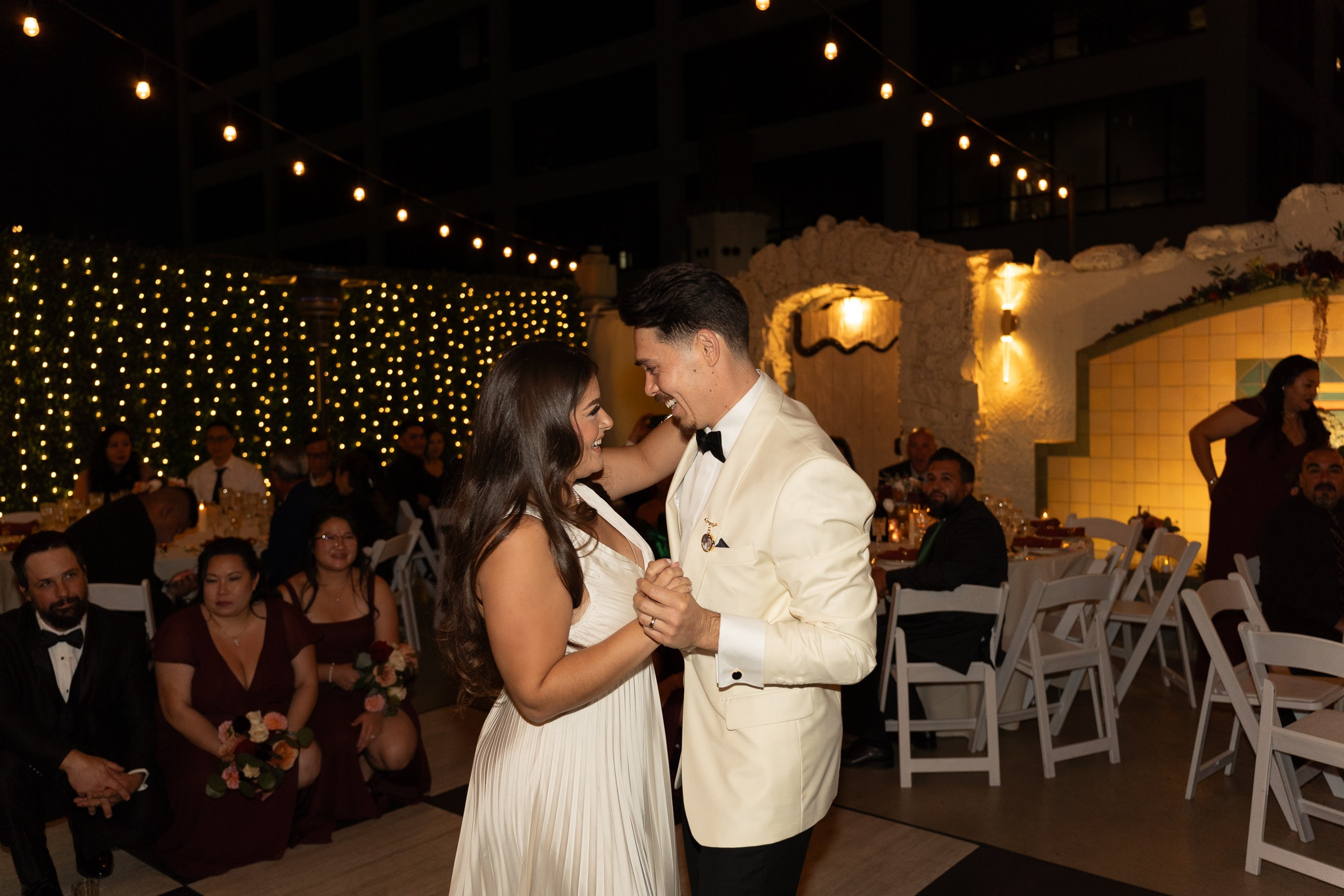 Elegant wedding in Art Deco Oviatt Penthouse in Downtown Los Angeles. Cinematic Wedding & Elopement Photography in Los Angeles | Inspired by Indie Film & Real Life