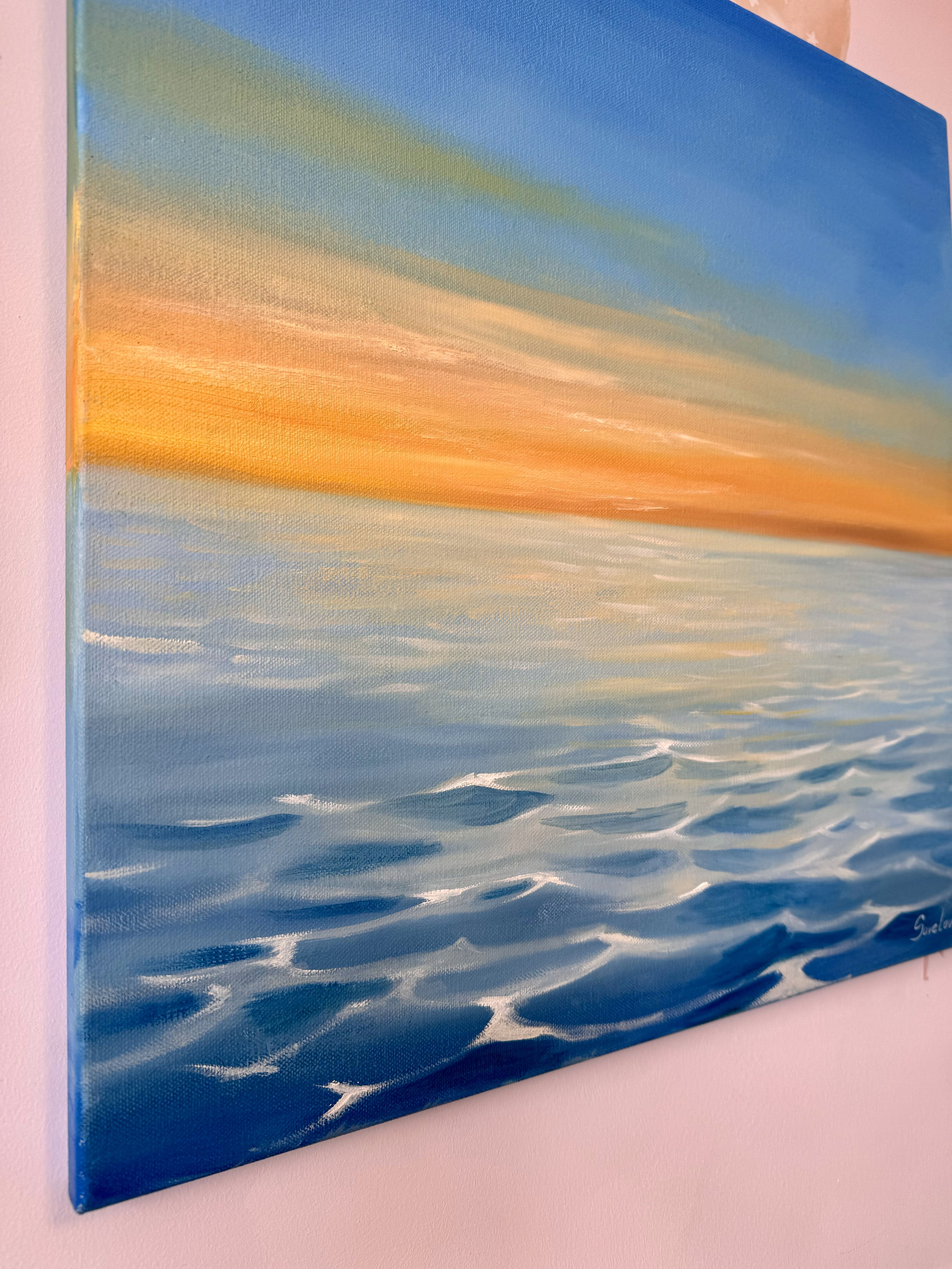 «Moment before sunrise». Художник живописец Савелова Ольга