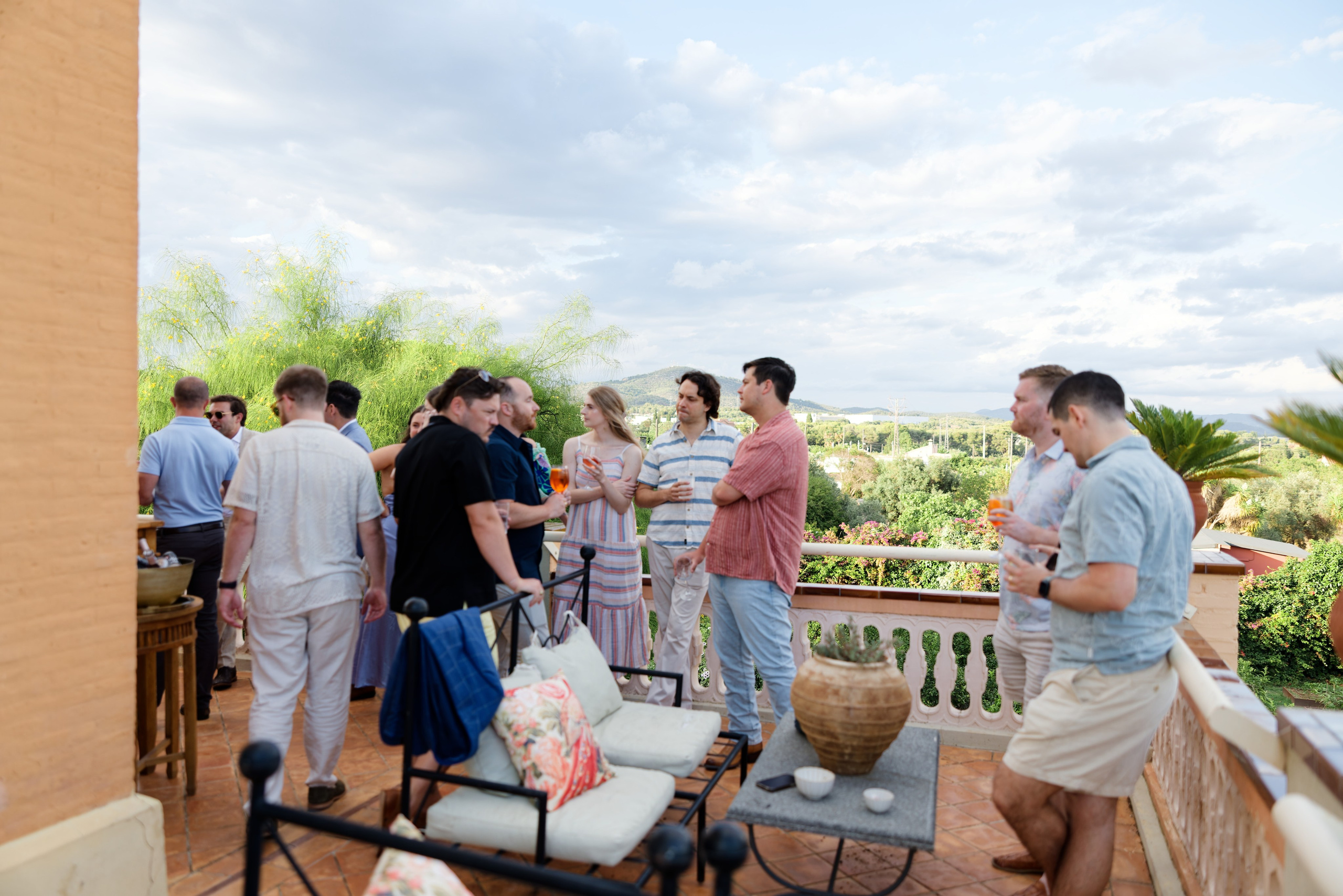 Welcome dinner of Gracie & Joe at Gran Villa Rosa