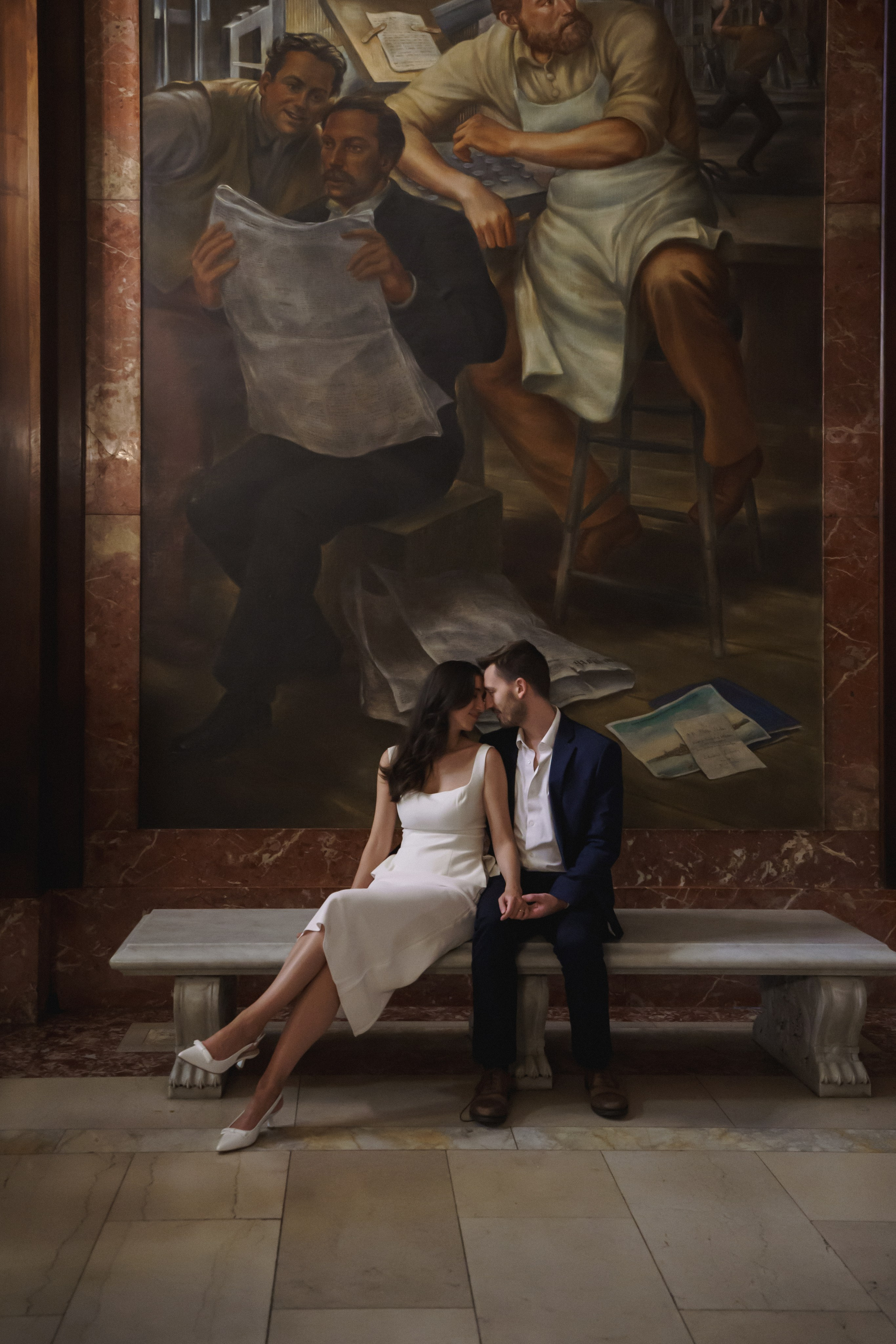 Library love story. New York + destination photographer