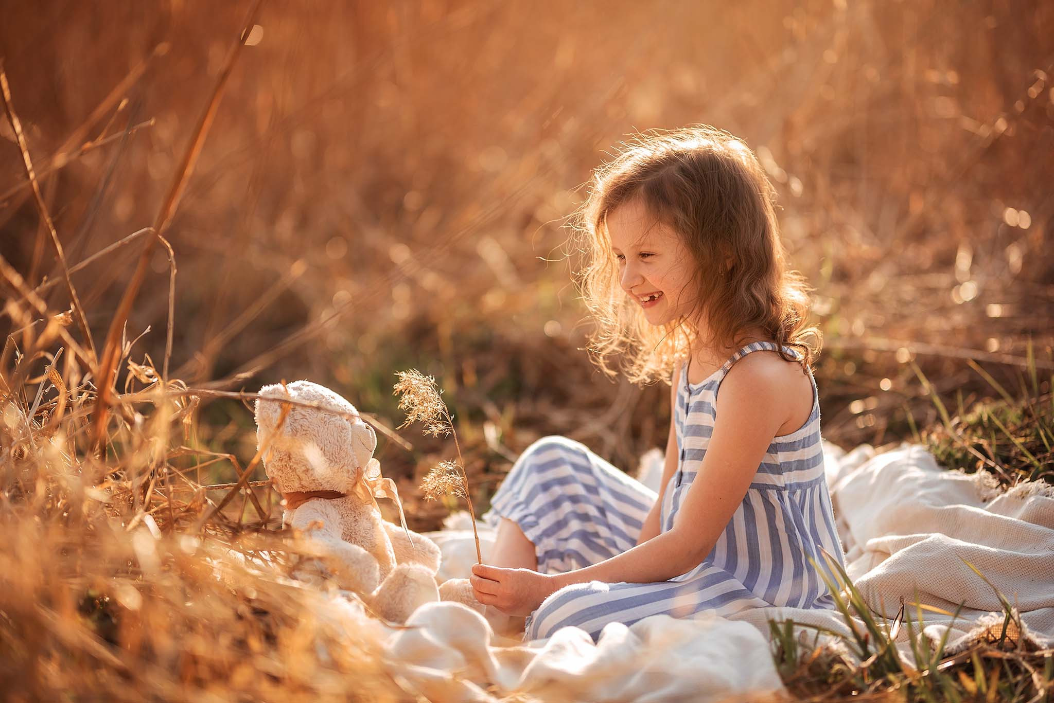 Kinderfotoshooting im freien