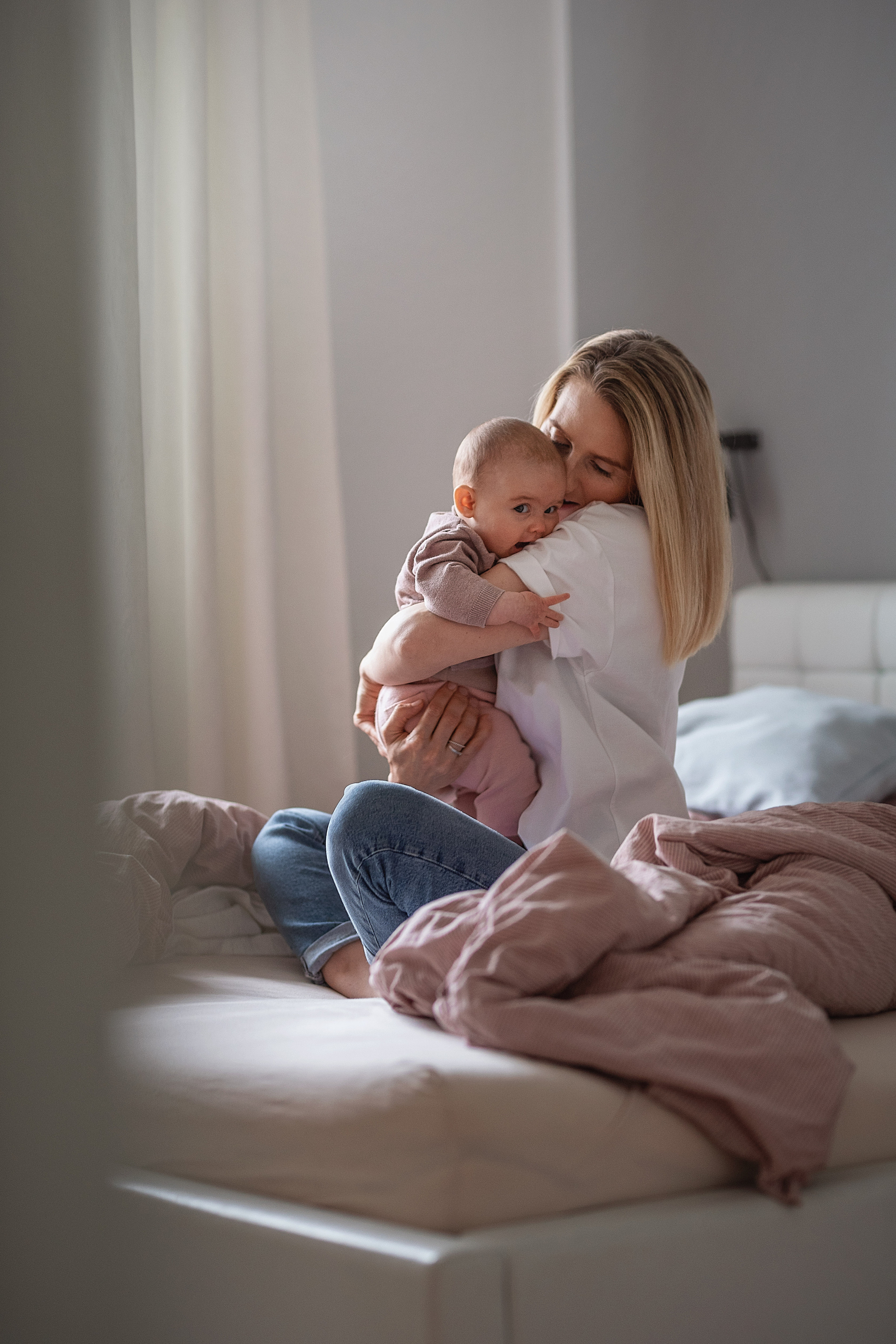 Mama Alexandra mir kleine Elle. Familienfotograf, Hochzeitsfotograf in Hamburg und Umgebung