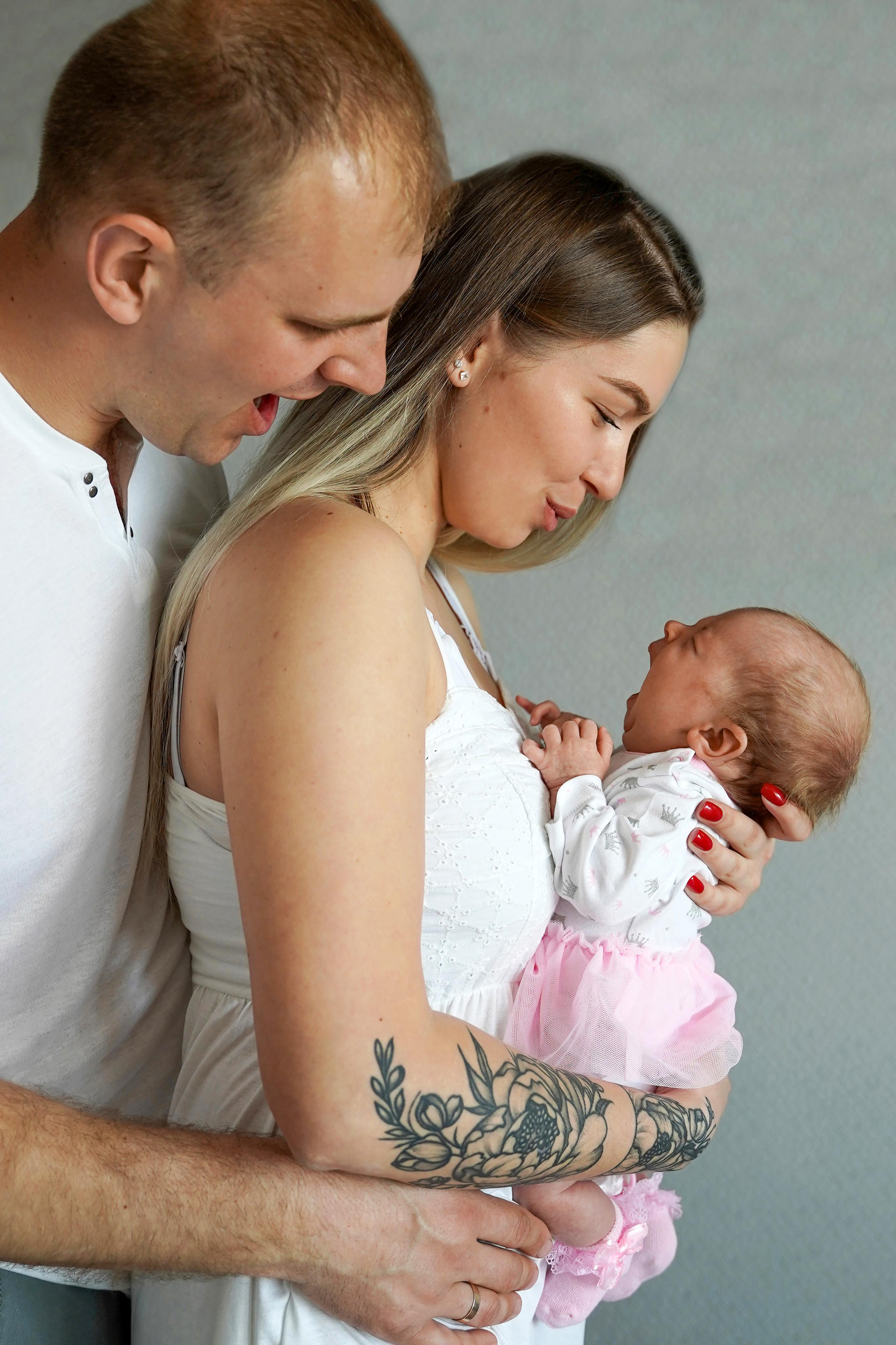 First month at home. Photographer in Barcelona Spain Zhanna Zakharchenko