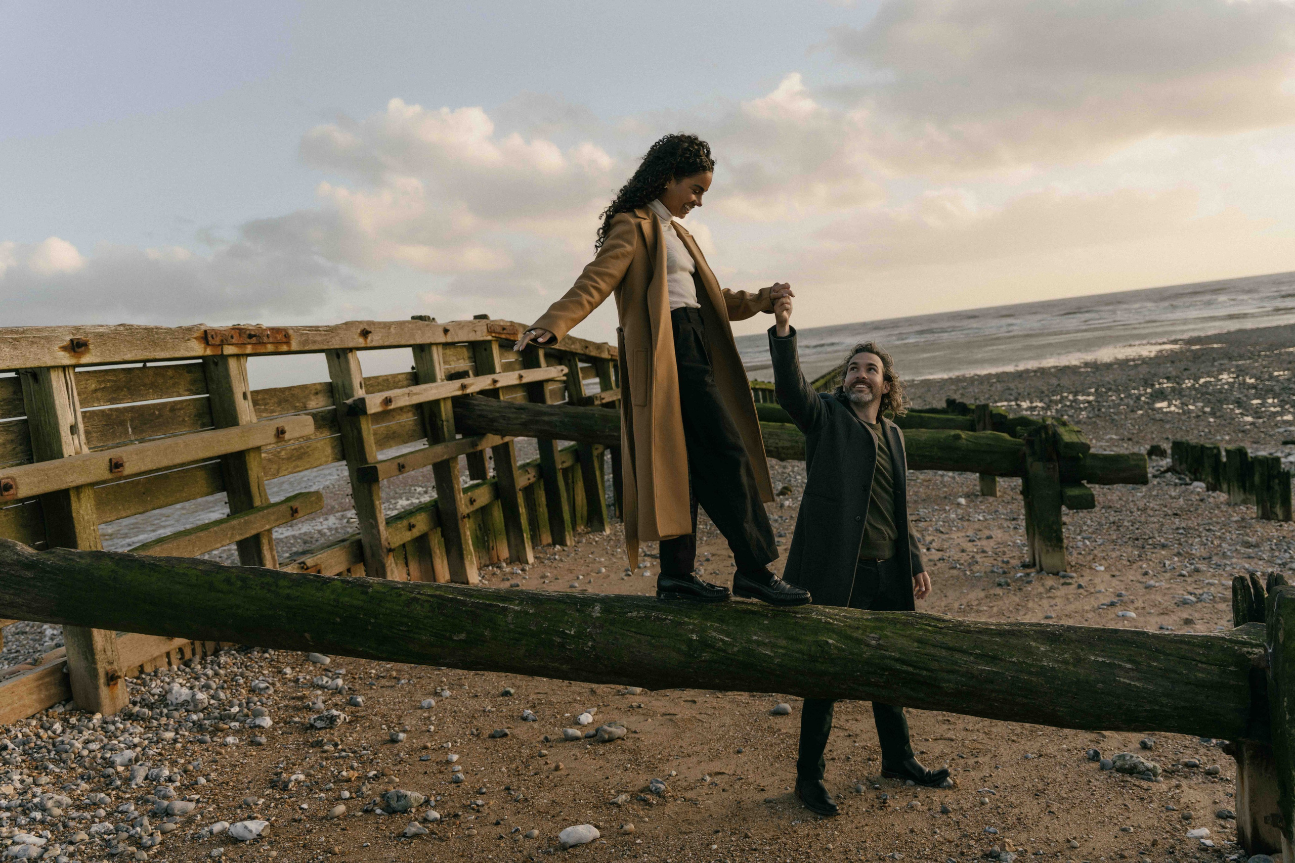 Seven Sisters Engagement Photos | London Photographer | UK Coastal Couple Shoot. London Wedding Photographer | Engagement & Proposal Photography by Natasha Ferreira