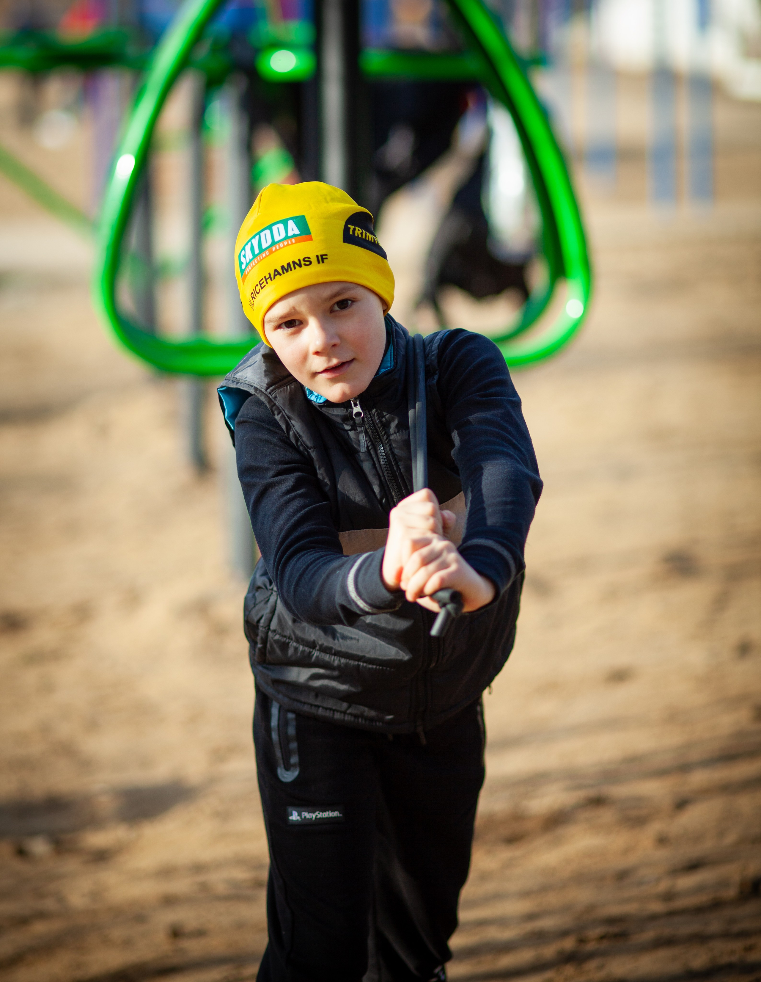 Мішка на тренируванні