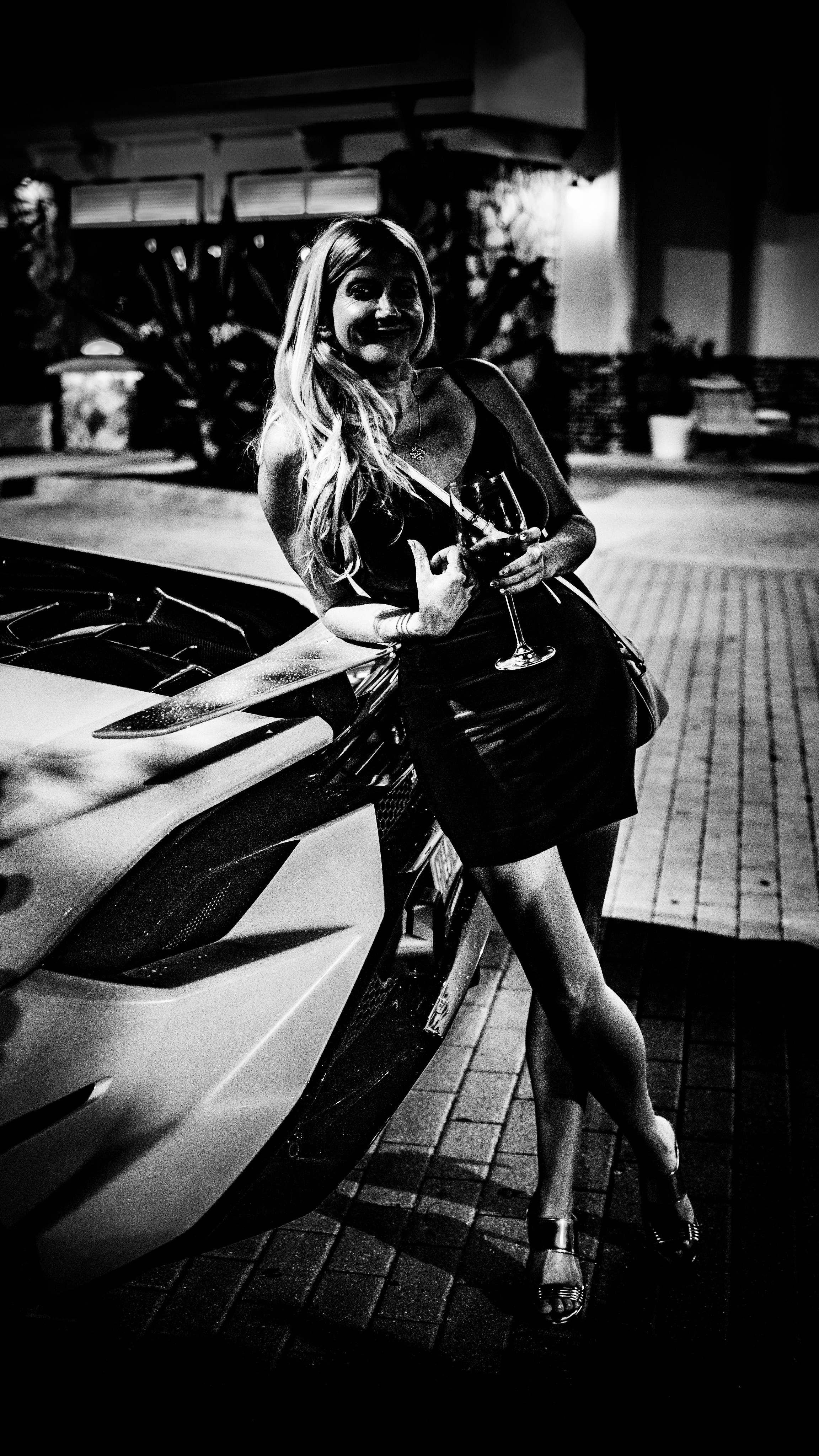 Burn Black and White Series. Out and About 239