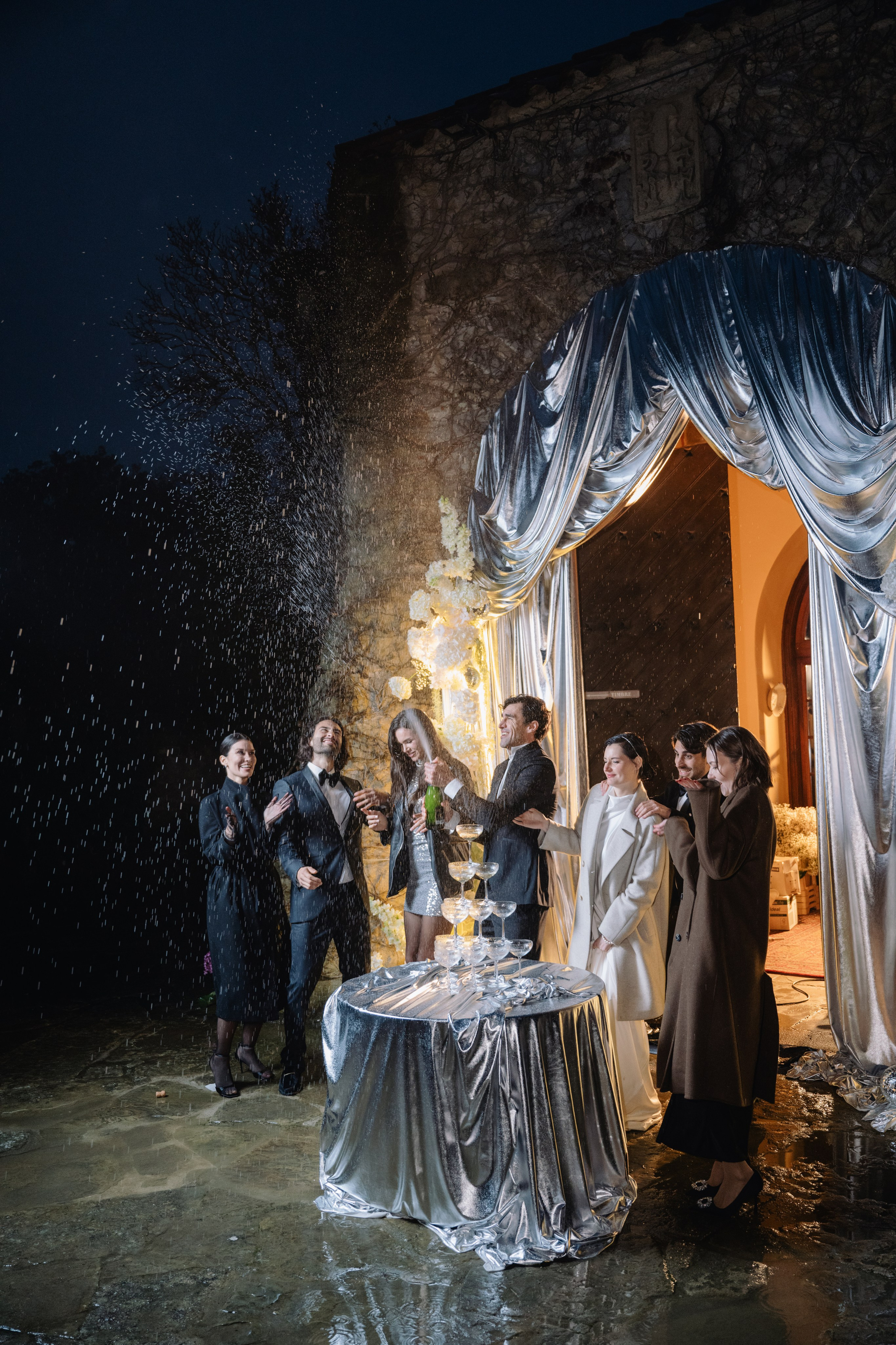 Elegant Barcelona wedding at La Baronia captured on film and digital Romantic destination wedding photography near Barcelona, Spain