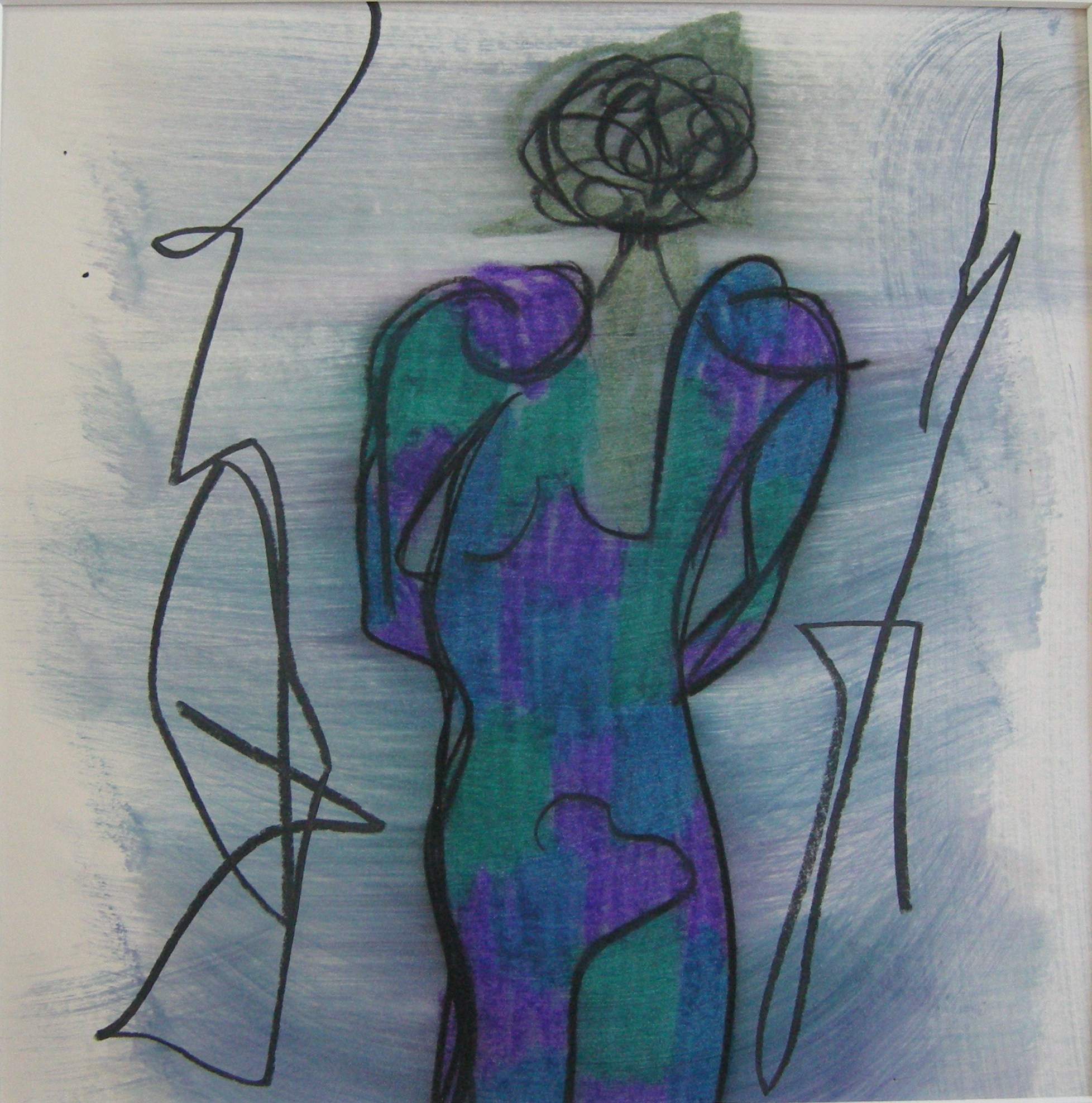 Begegnung mit mir 2009 - 40x40