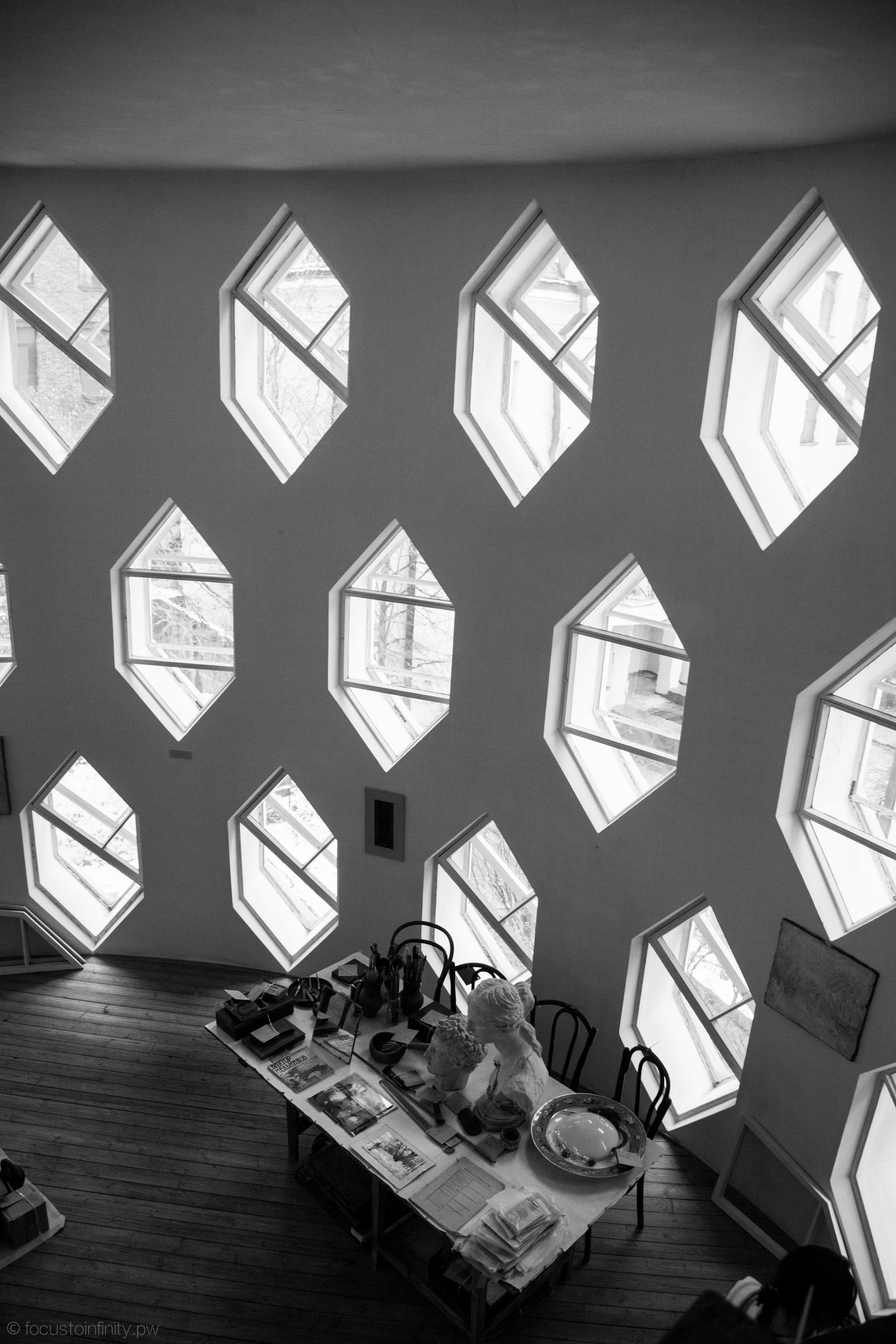 Melnikow-Haus in Moskau. Maria Chistyakovа — Fotografin in Karlsruhe, Baden-Baden und Umgebung