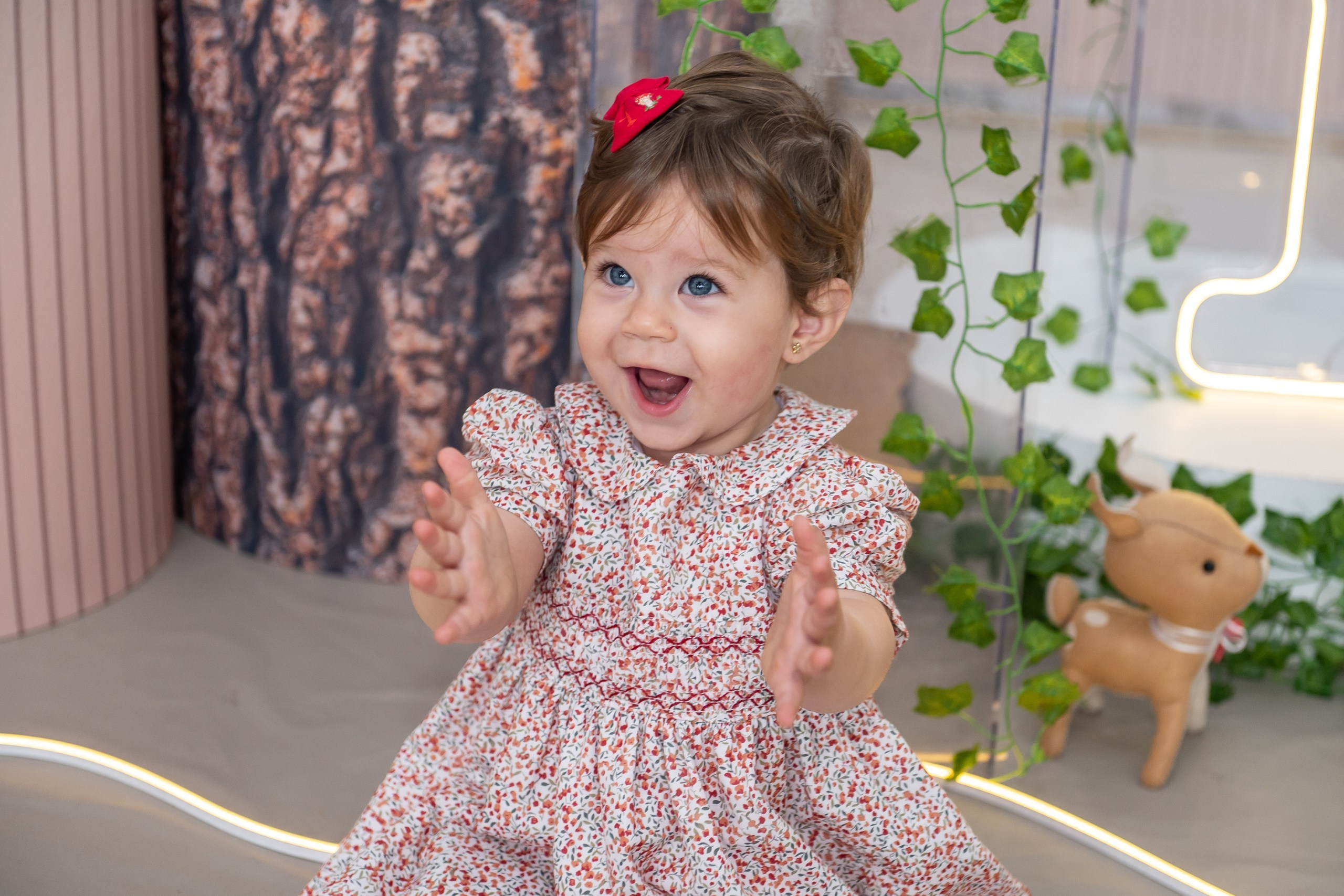 Helena - 1 ano | Buffet Candy Kids. Missaka Fotografia