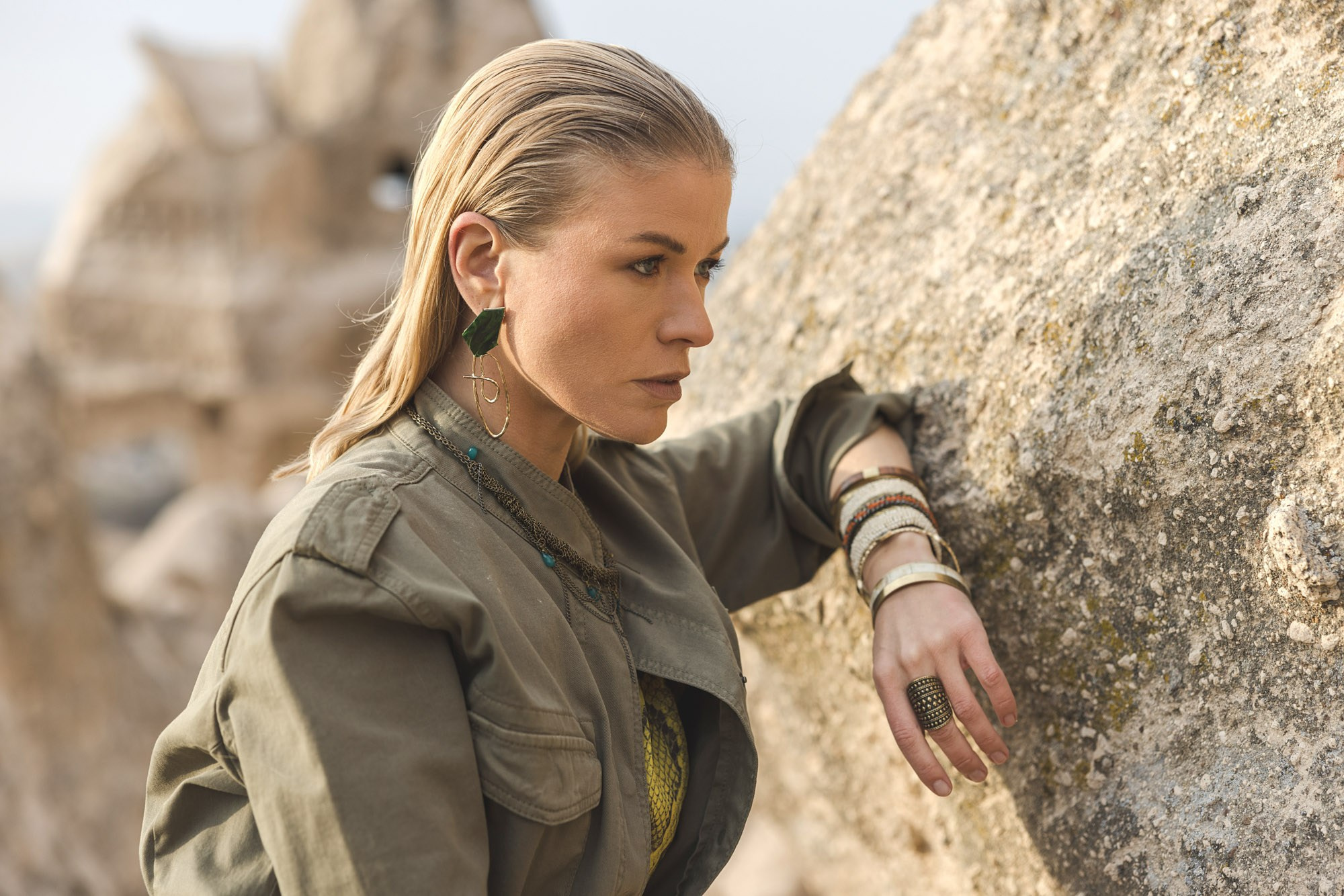 Photoshoot at Uçhisar Castle in Cappadocia. Julia Ganch I Fashion Wedding Photography I Cappadocia Turkey