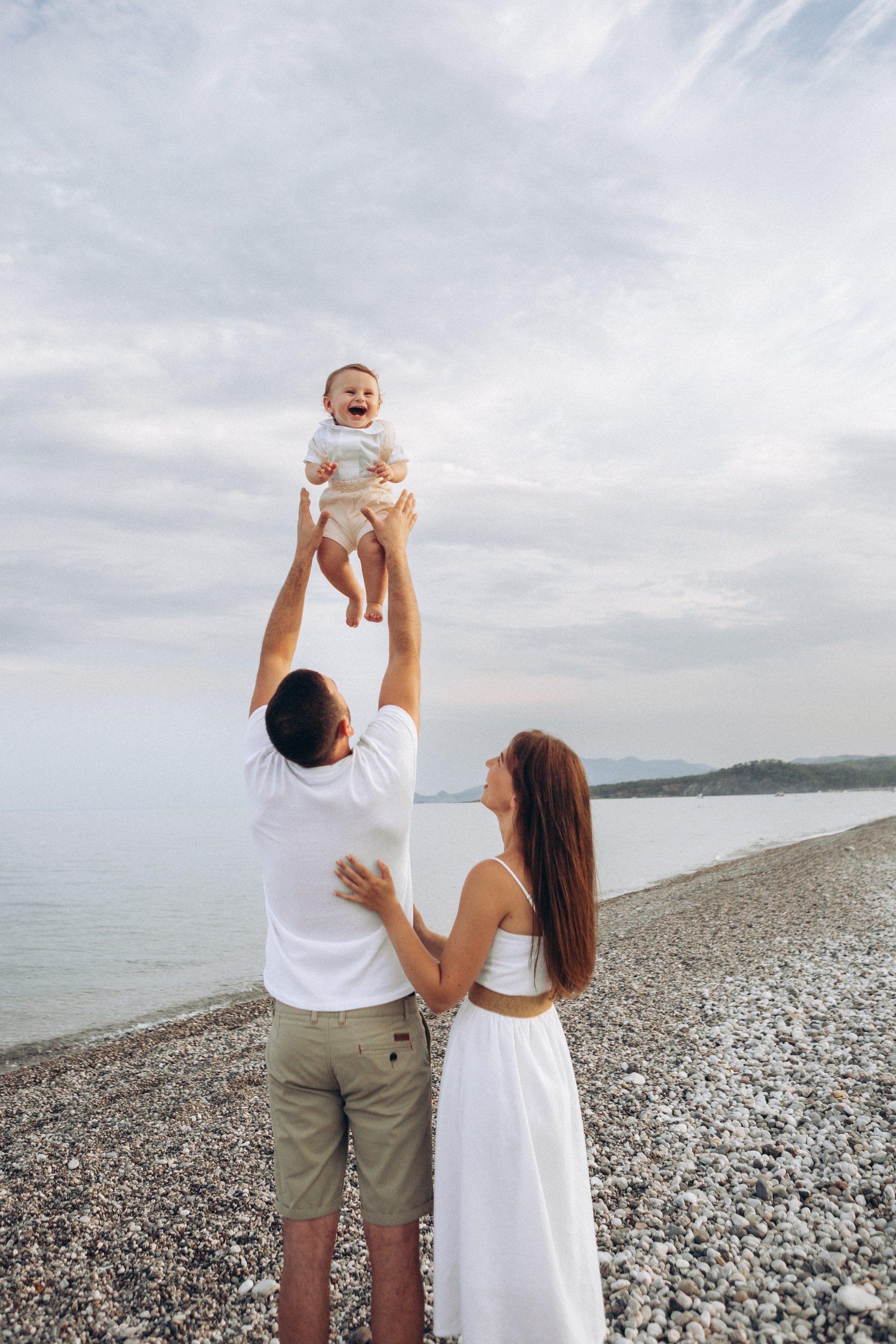 Семейная фотосессия на пляже в Чамьюва. Фотограф в Анталии, Кемере и Белеке