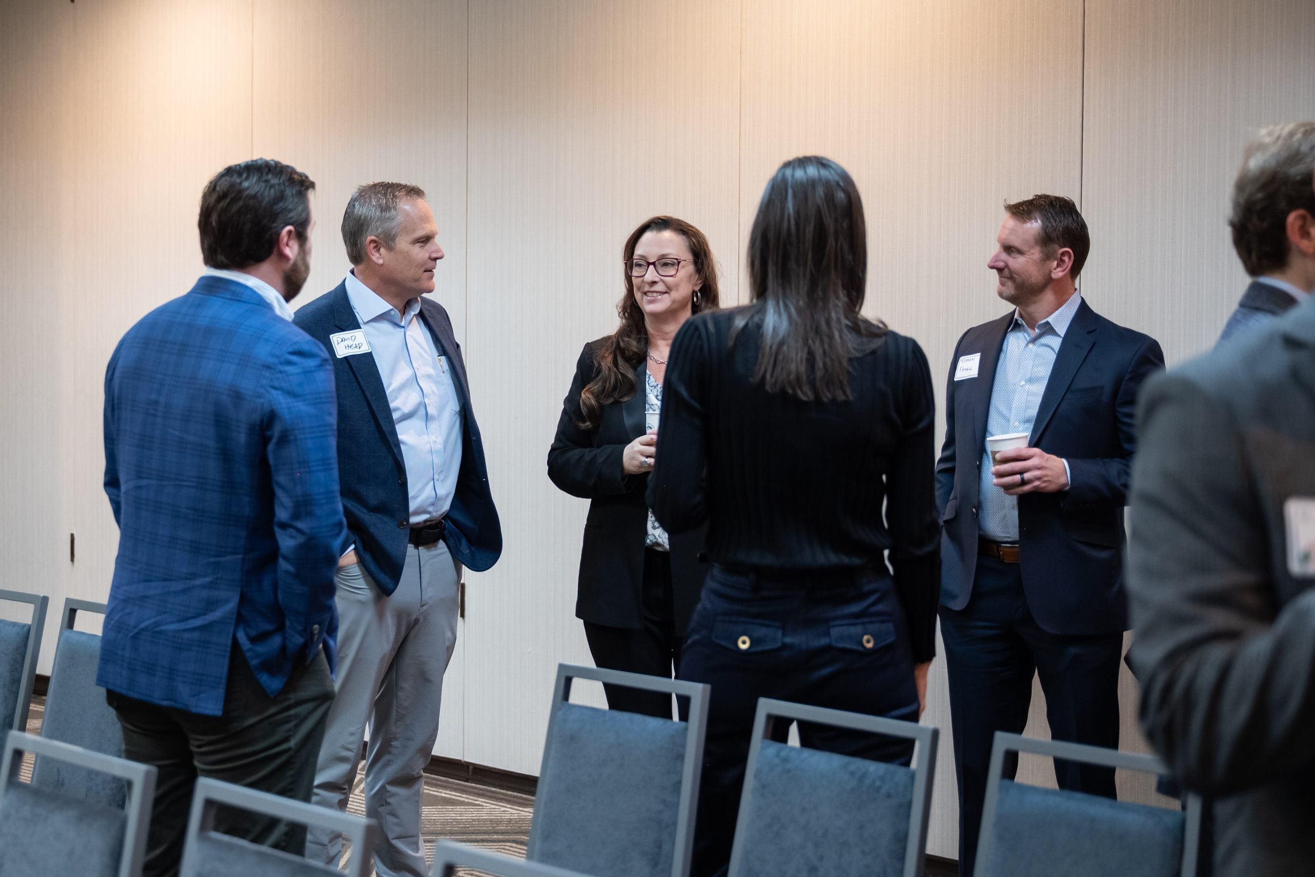 Executive Roundtable networking. Portrait photographer in Charlotte, North Carolina