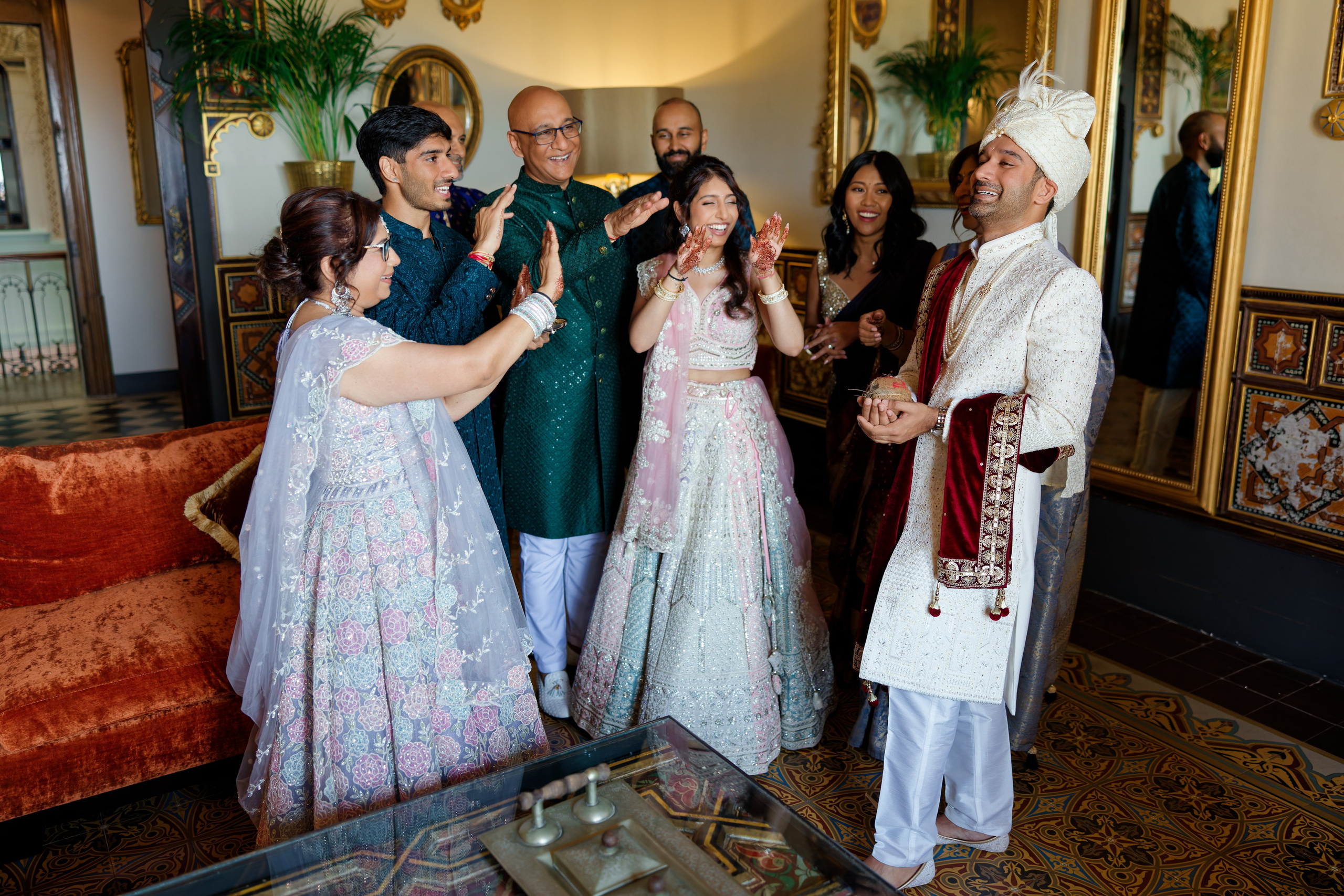 Indian wedding at Gran Villa Rosa, Barcelona