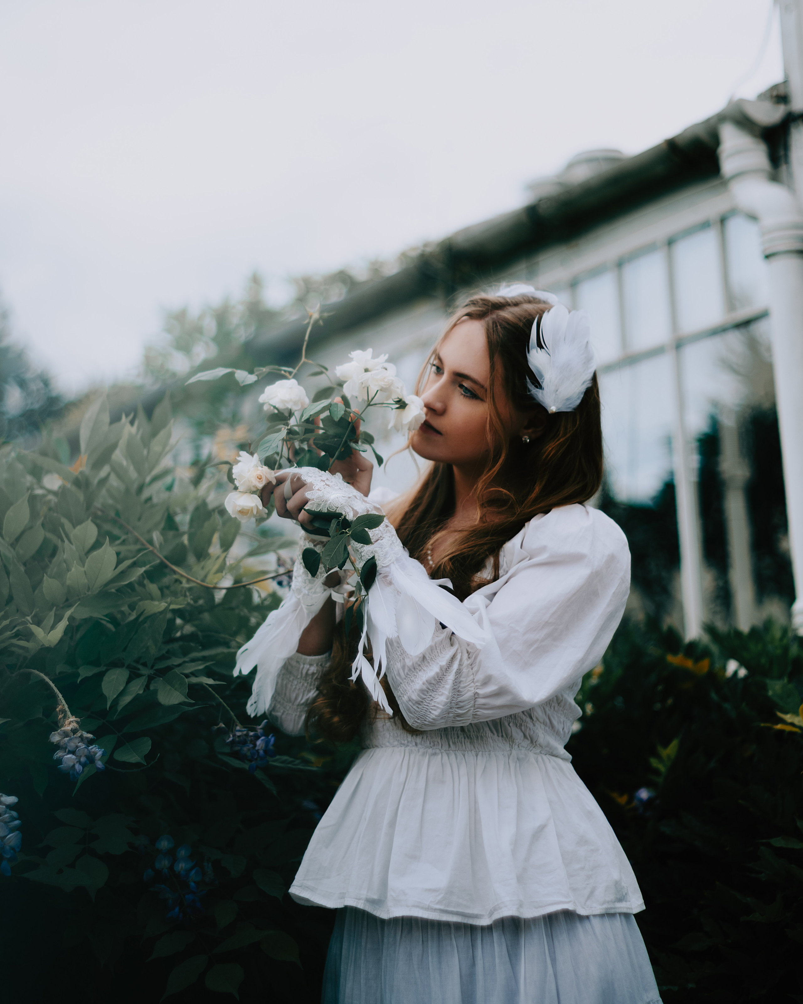 Swan Princess Portrait Photoshoot in London. Moth & Moss Photography