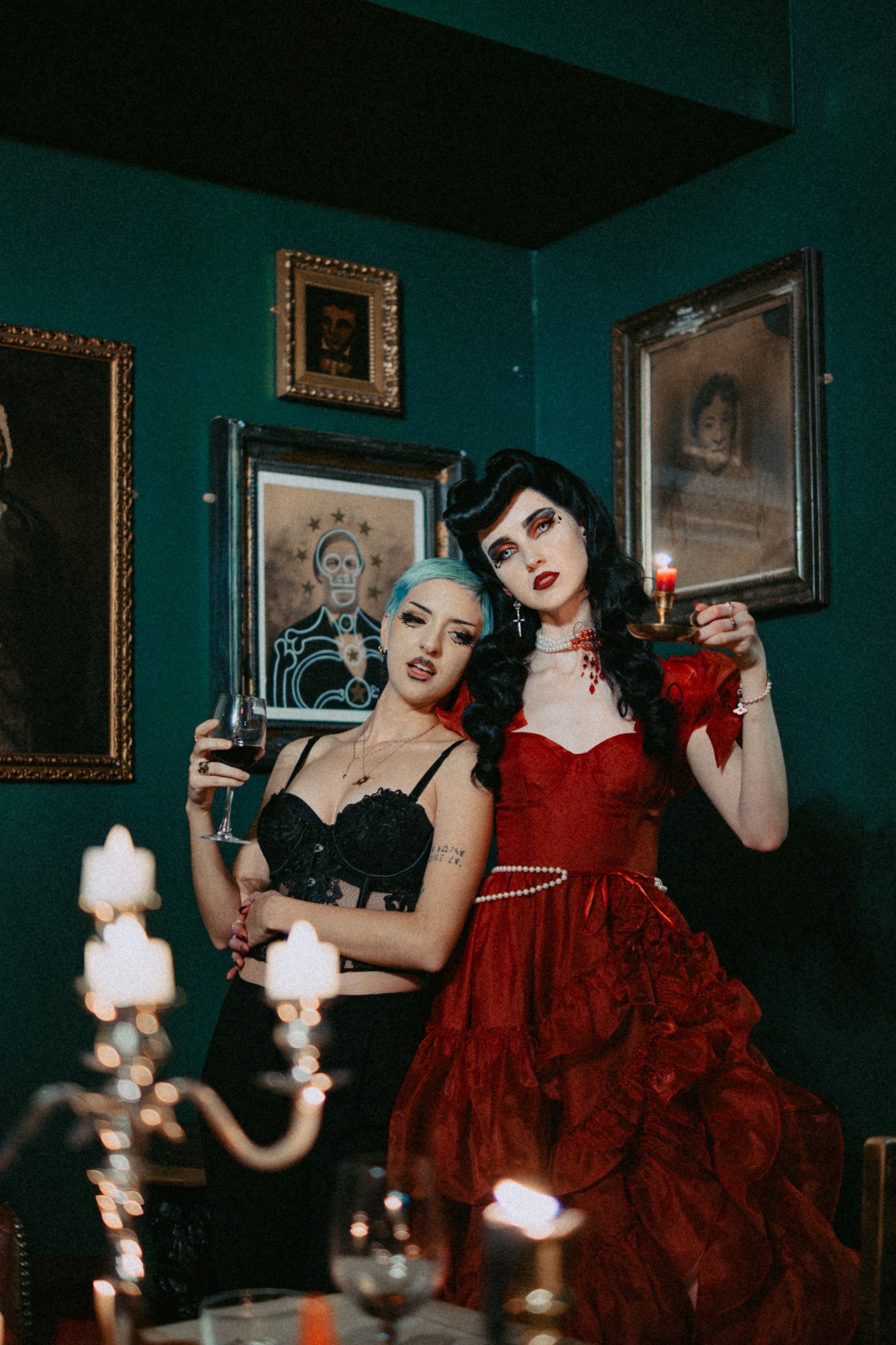 Vampire’s Dinner — Halloween Event Photography for “Gathered Realms”. Moth & Moss Photography