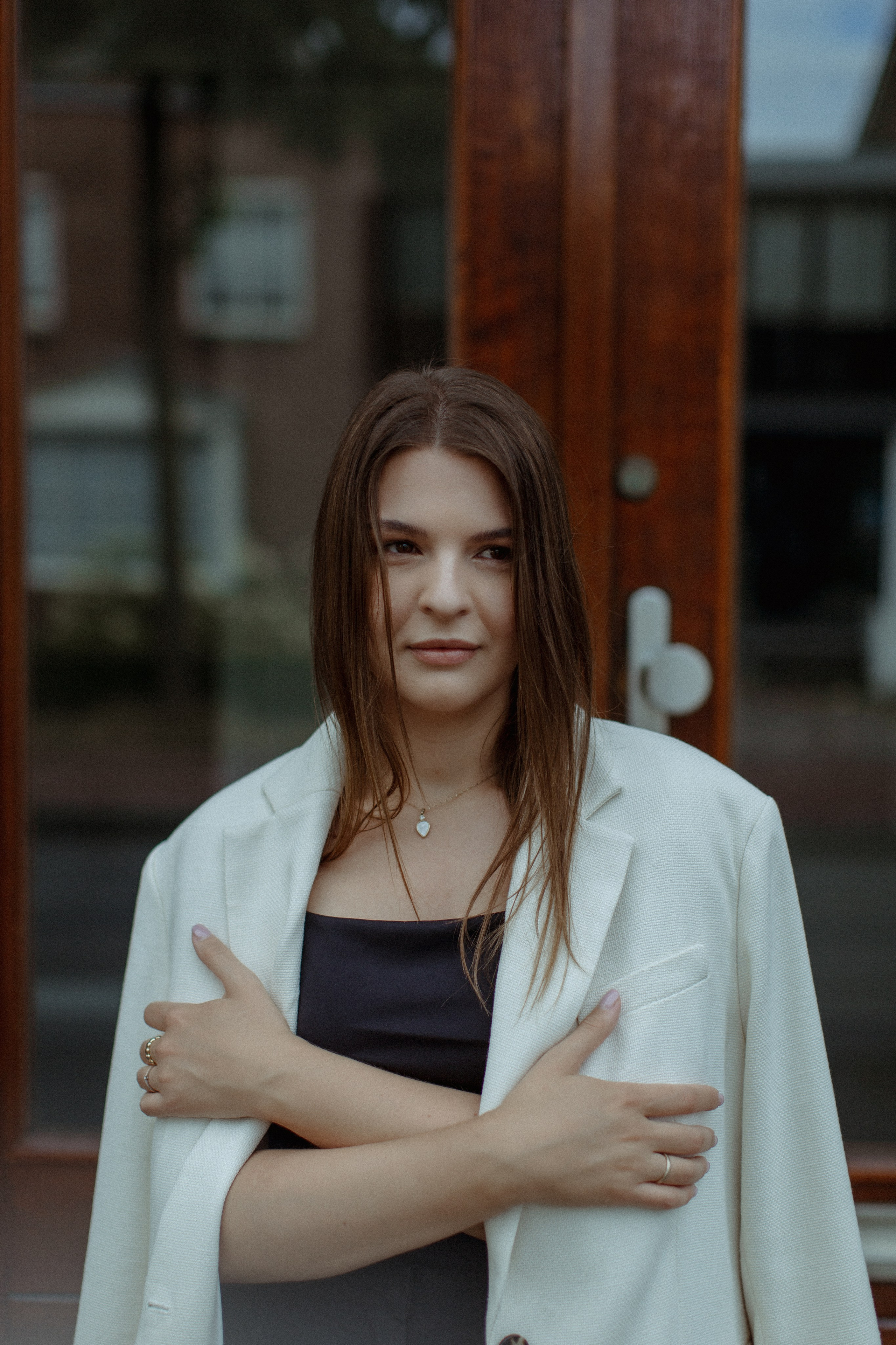 Daria. Shooting a photographer. True self