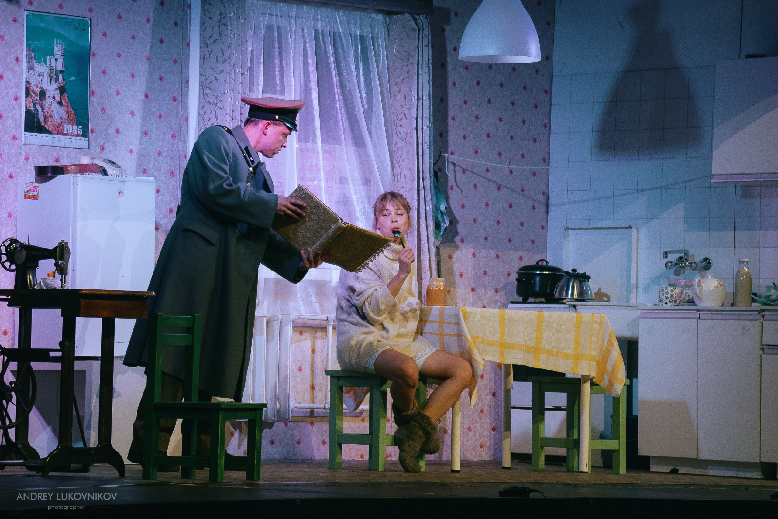 Фотосъёмка спектакля «Мой внук Вениамин» в Аликанте | Репортажный фотограф Андрей Луковников