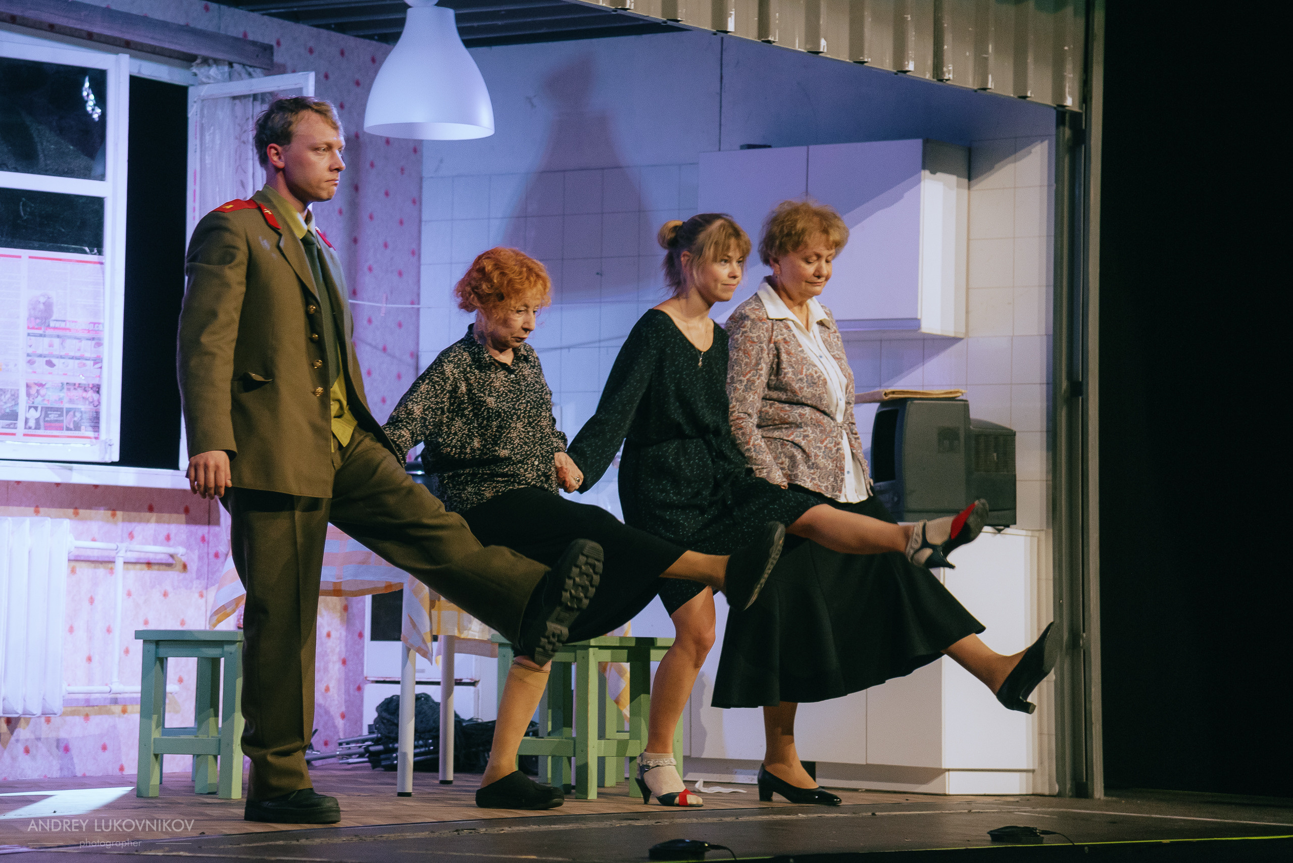 Фотосъёмка спектакля «Мой внук Вениамин» в Аликанте | Репортажный фотограф Андрей Луковников