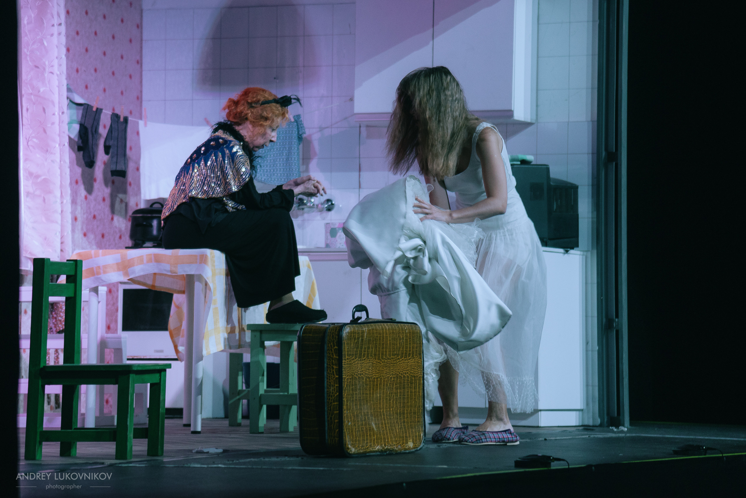 Фотосъёмка спектакля «Мой внук Вениамин» в Аликанте | Репортажный фотограф Андрей Луковников