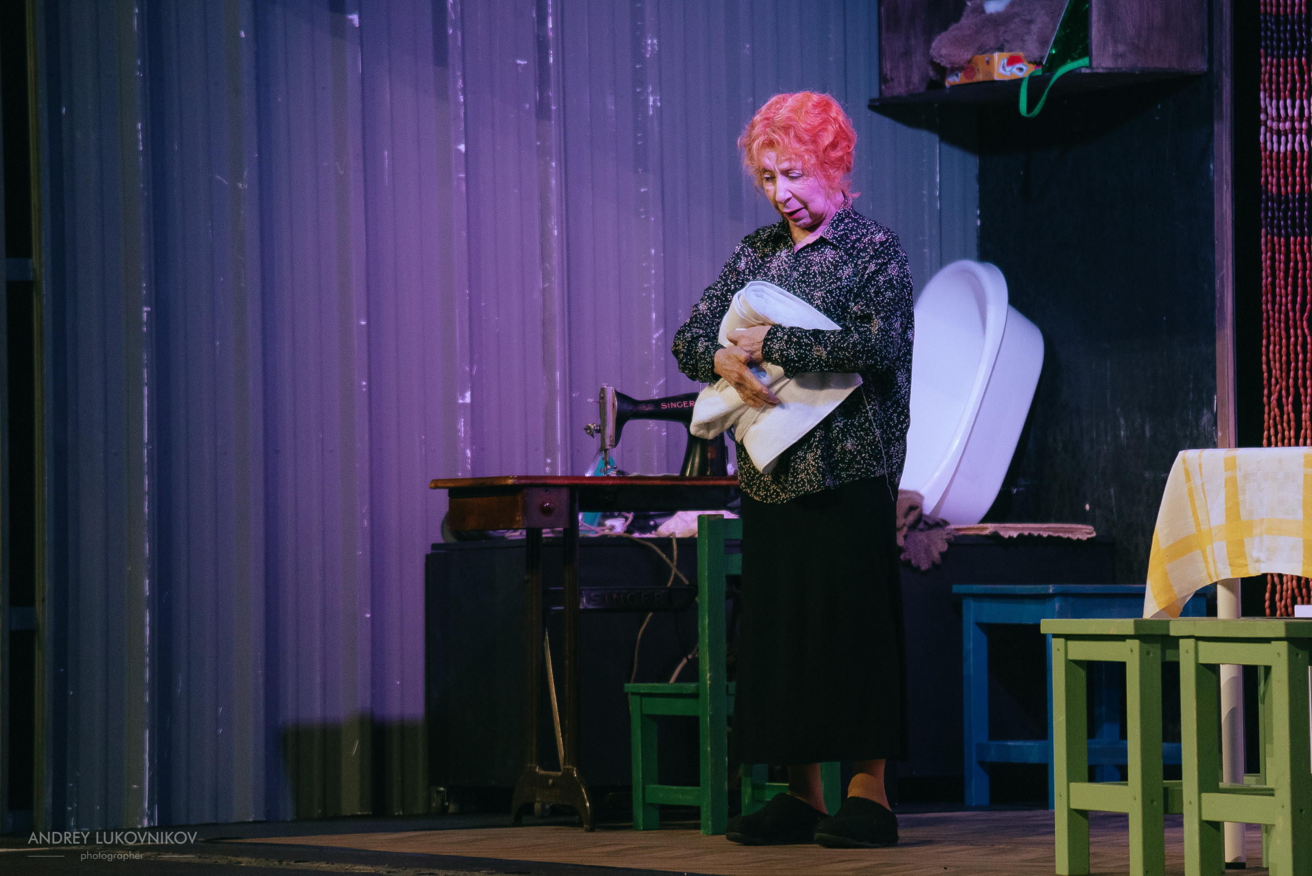 Фотосъёмка спектакля «Мой внук Вениамин» в Аликанте | Репортажный фотограф Андрей Луковников