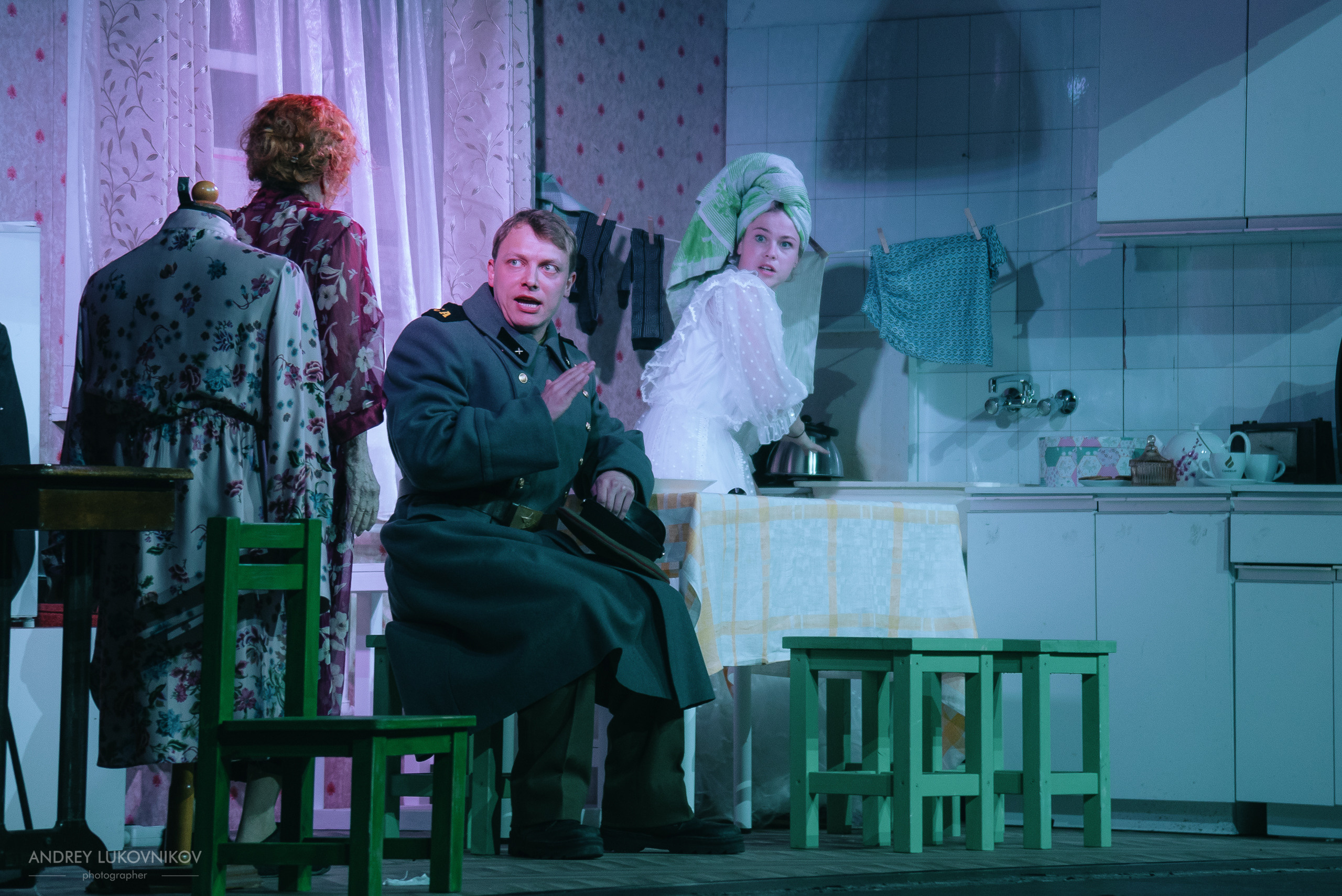 Фотосъёмка спектакля «Мой внук Вениамин» в Аликанте | Репортажный фотограф Андрей Луковников