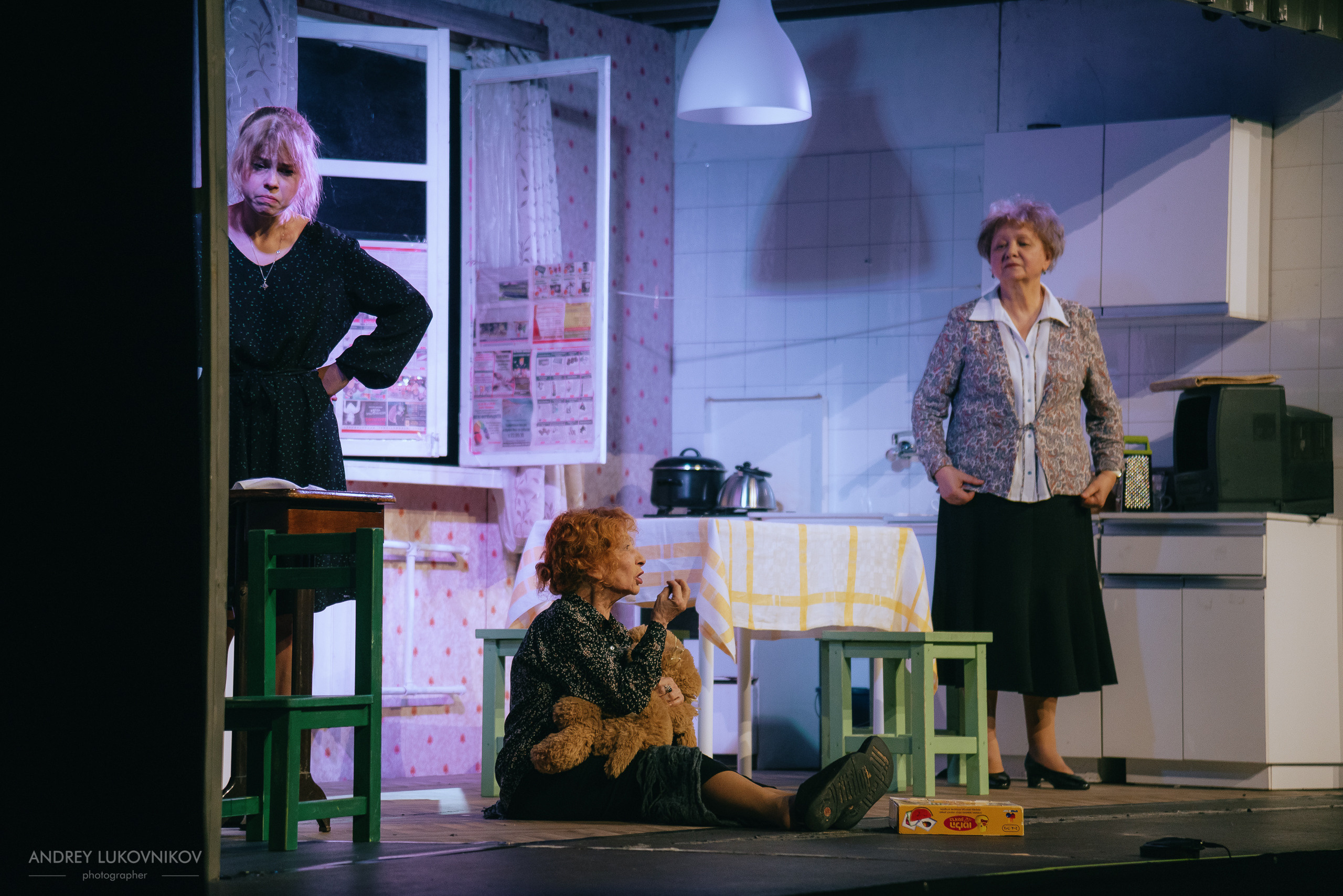Фотосъёмка спектакля «Мой внук Вениамин» в Аликанте | Репортажный фотограф Андрей Луковников