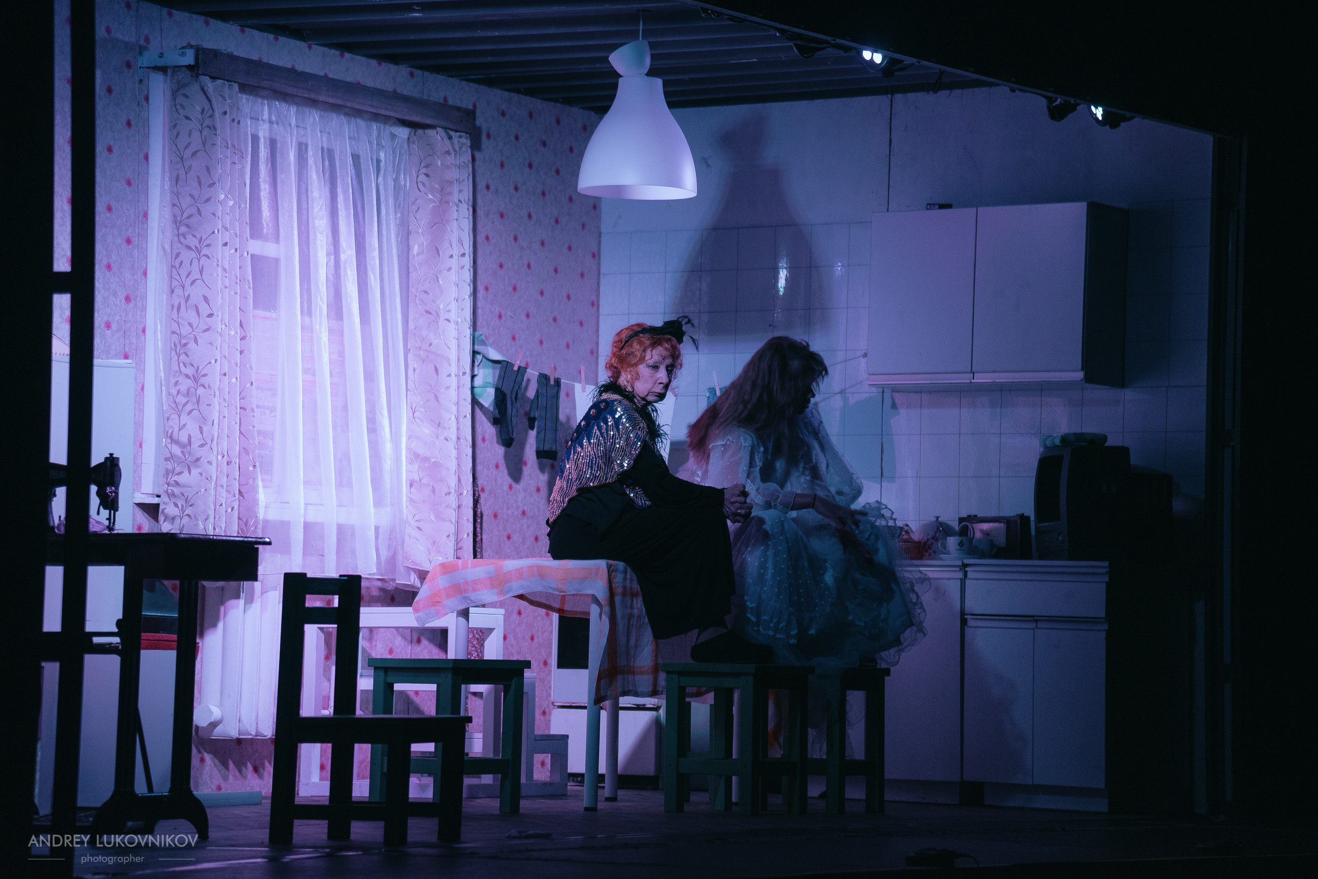 Фотосъёмка спектакля «Мой внук Вениамин» в Аликанте | Репортажный фотограф Андрей Луковников