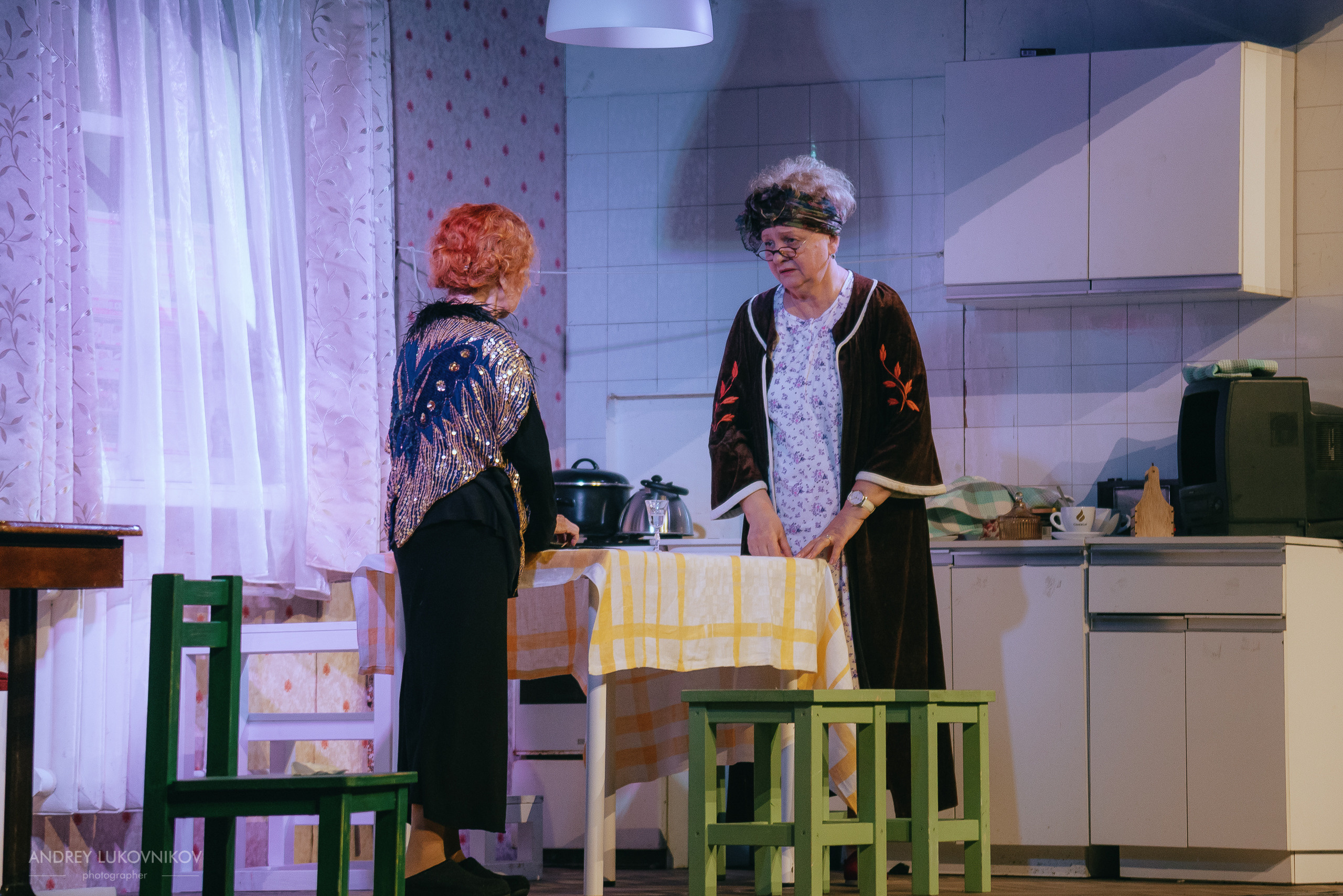 Фотосъёмка спектакля «Мой внук Вениамин» в Аликанте | Репортажный фотограф Андрей Луковников