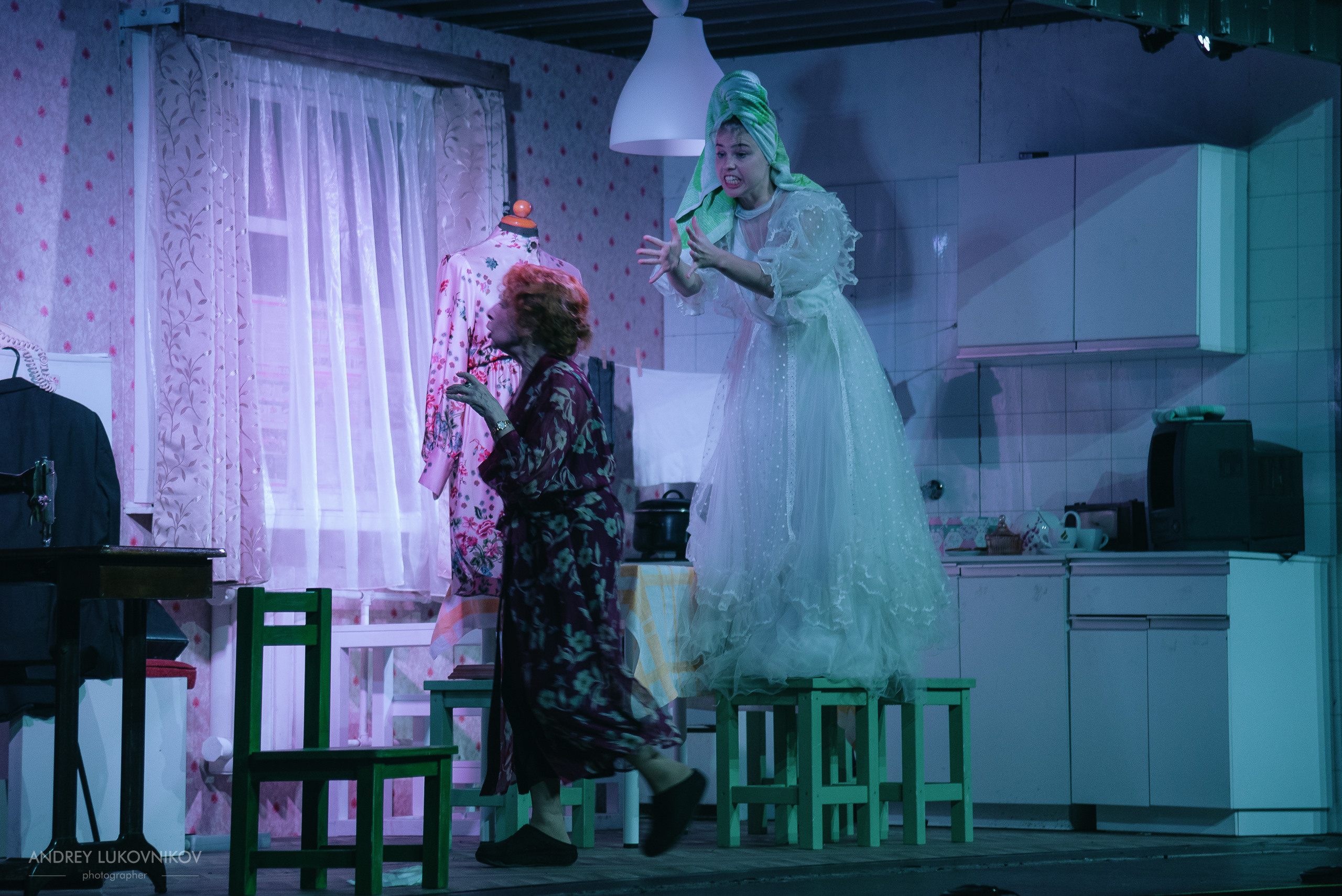 Фотосъёмка спектакля «Мой внук Вениамин» в Аликанте | Репортажный фотограф Андрей Луковников