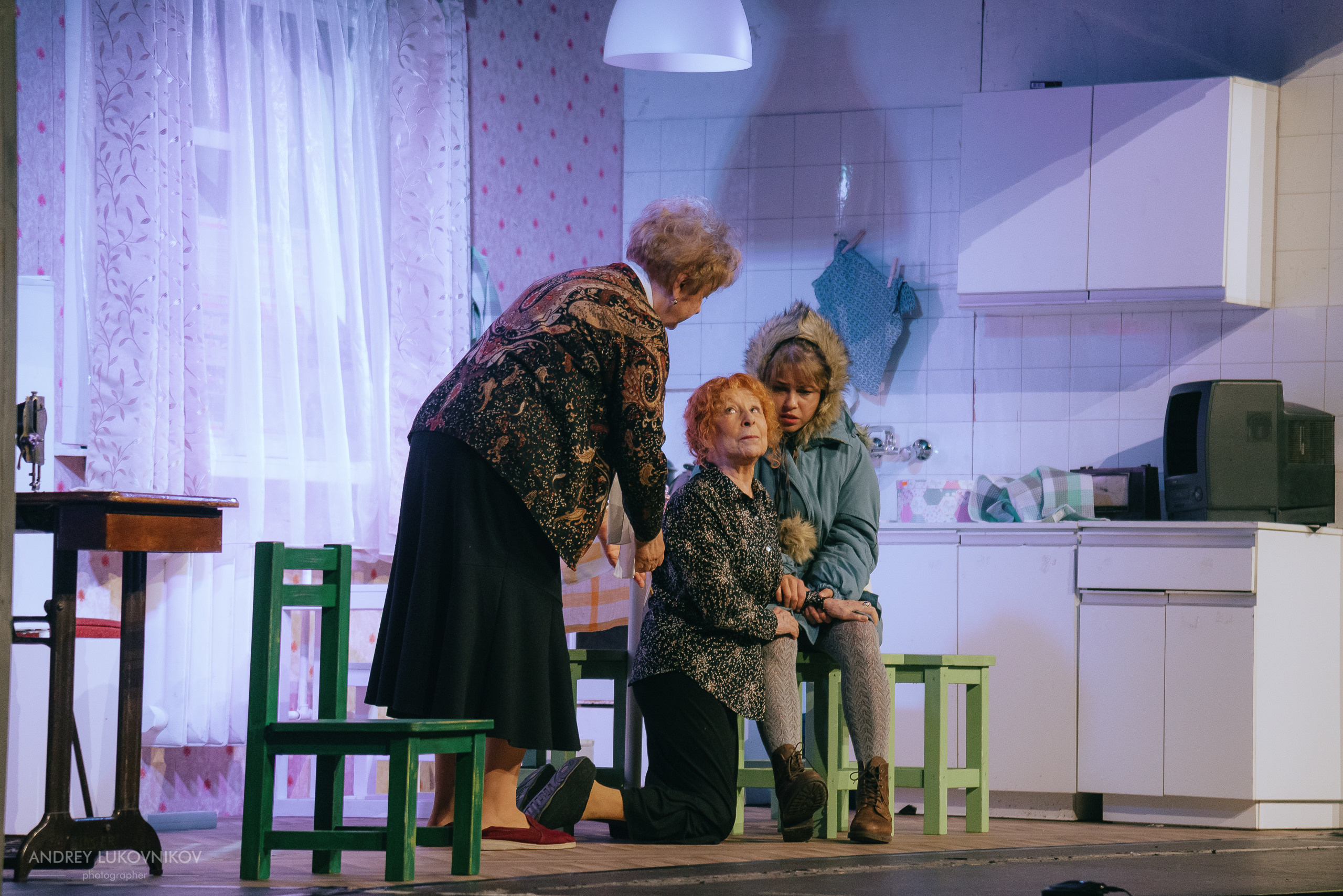 Фотосъёмка спектакля «Мой внук Вениамин» в Аликанте | Репортажный фотограф Андрей Луковников