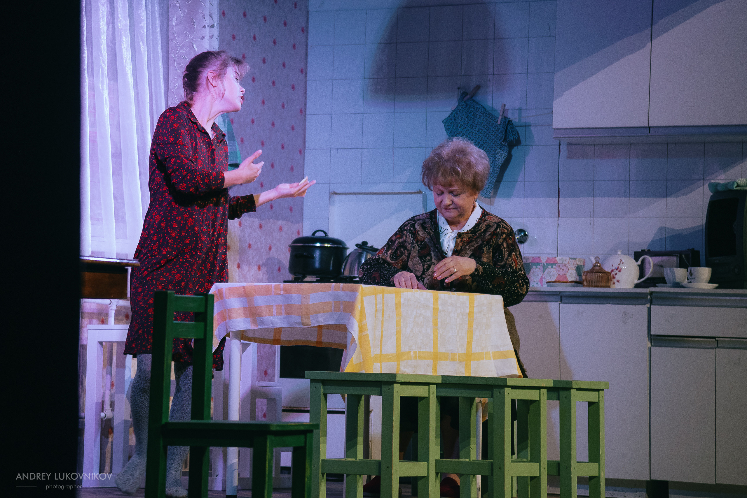 Фотосъёмка спектакля «Мой внук Вениамин» в Аликанте | Репортажный фотограф Андрей Луковников