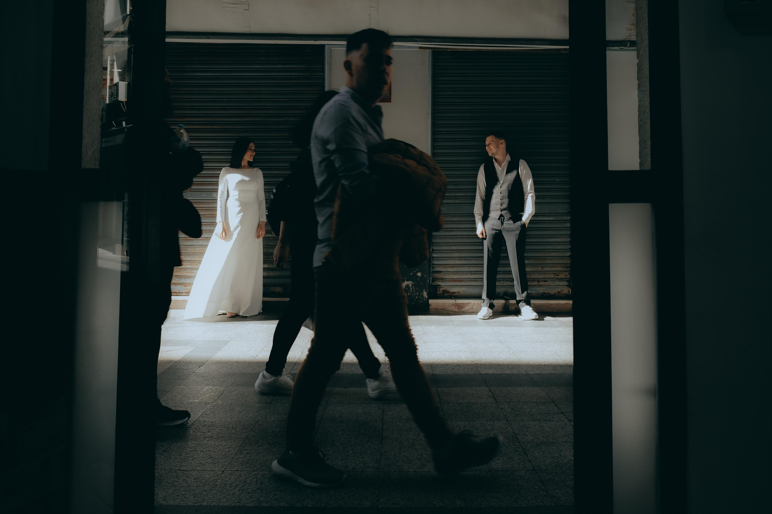 Свадебная фотосессия love story молодоженов