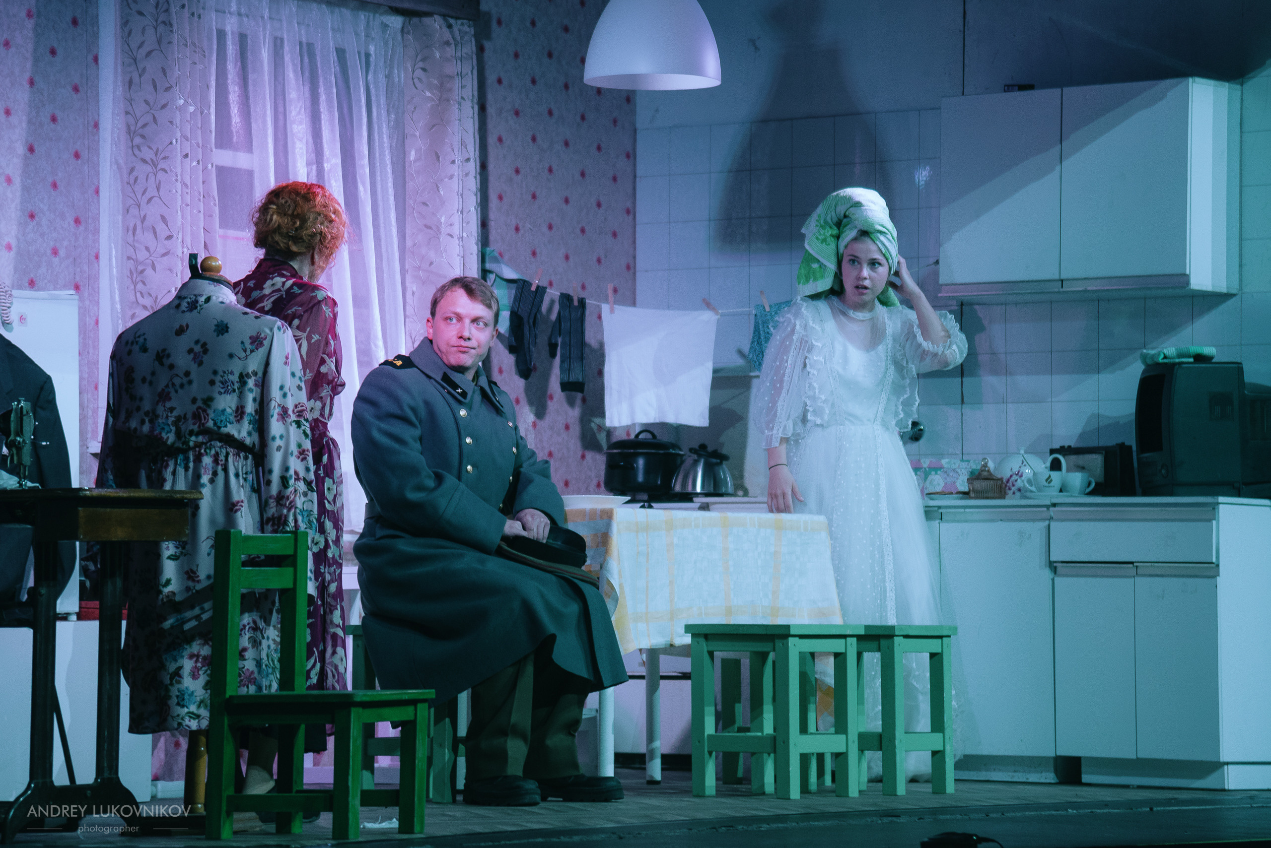 Фотосъёмка спектакля «Мой внук Вениамин» в Аликанте | Репортажный фотограф Андрей Луковников