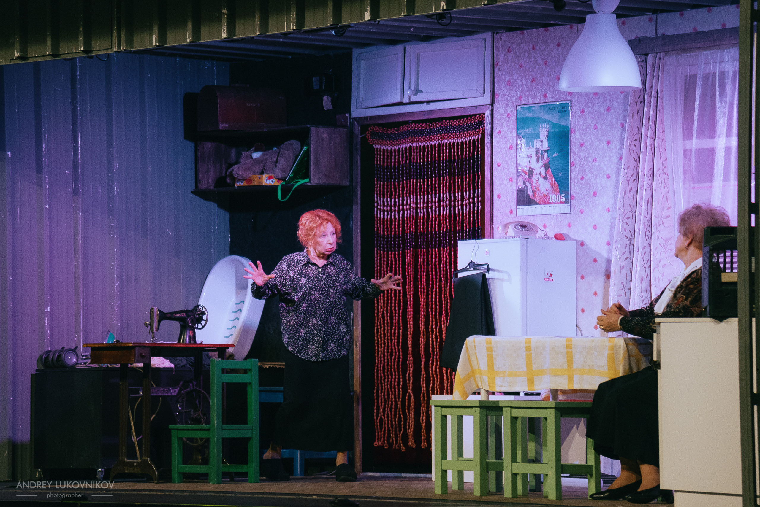 Фотосъёмка спектакля «Мой внук Вениамин» в Аликанте | Репортажный фотограф Андрей Луковников