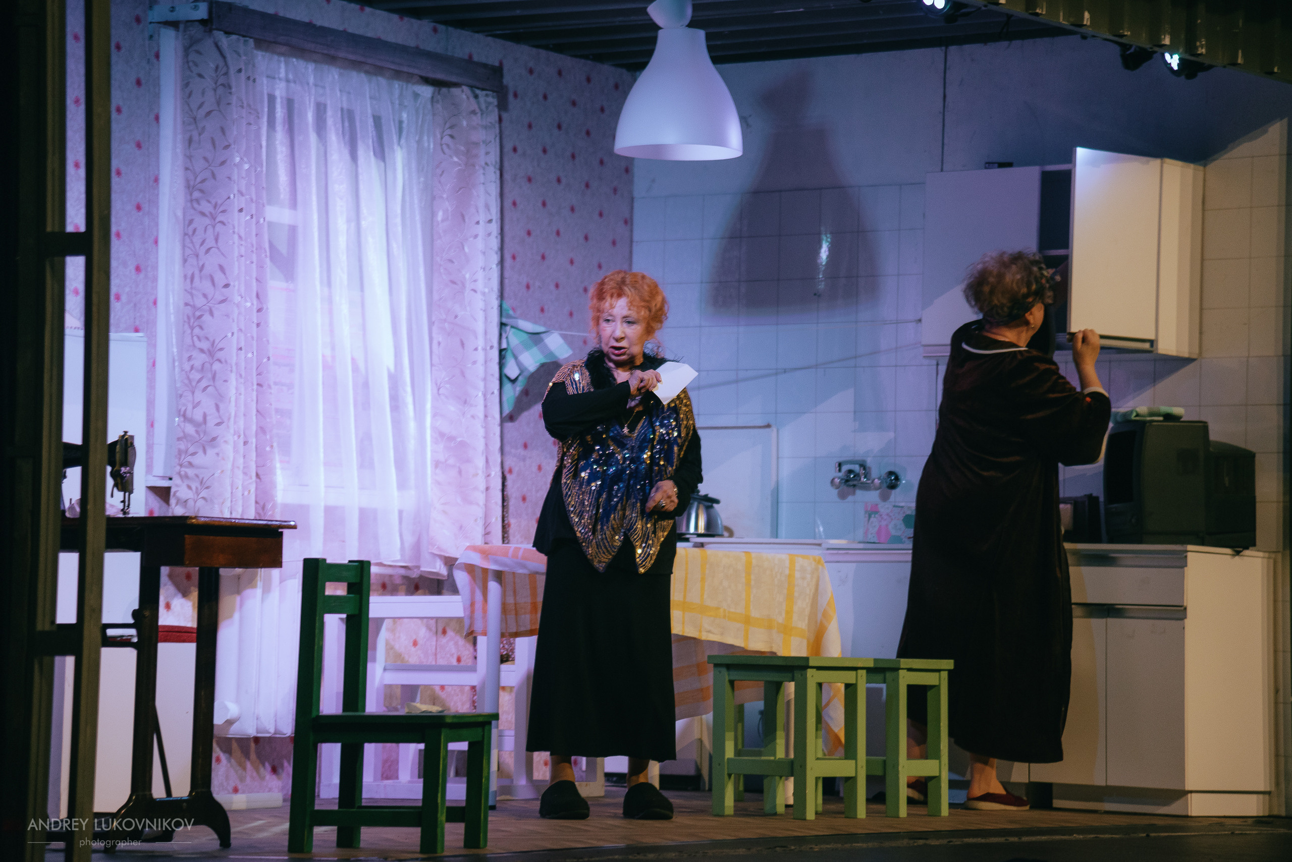 Фотосъёмка спектакля «Мой внук Вениамин» в Аликанте | Репортажный фотограф Андрей Луковников