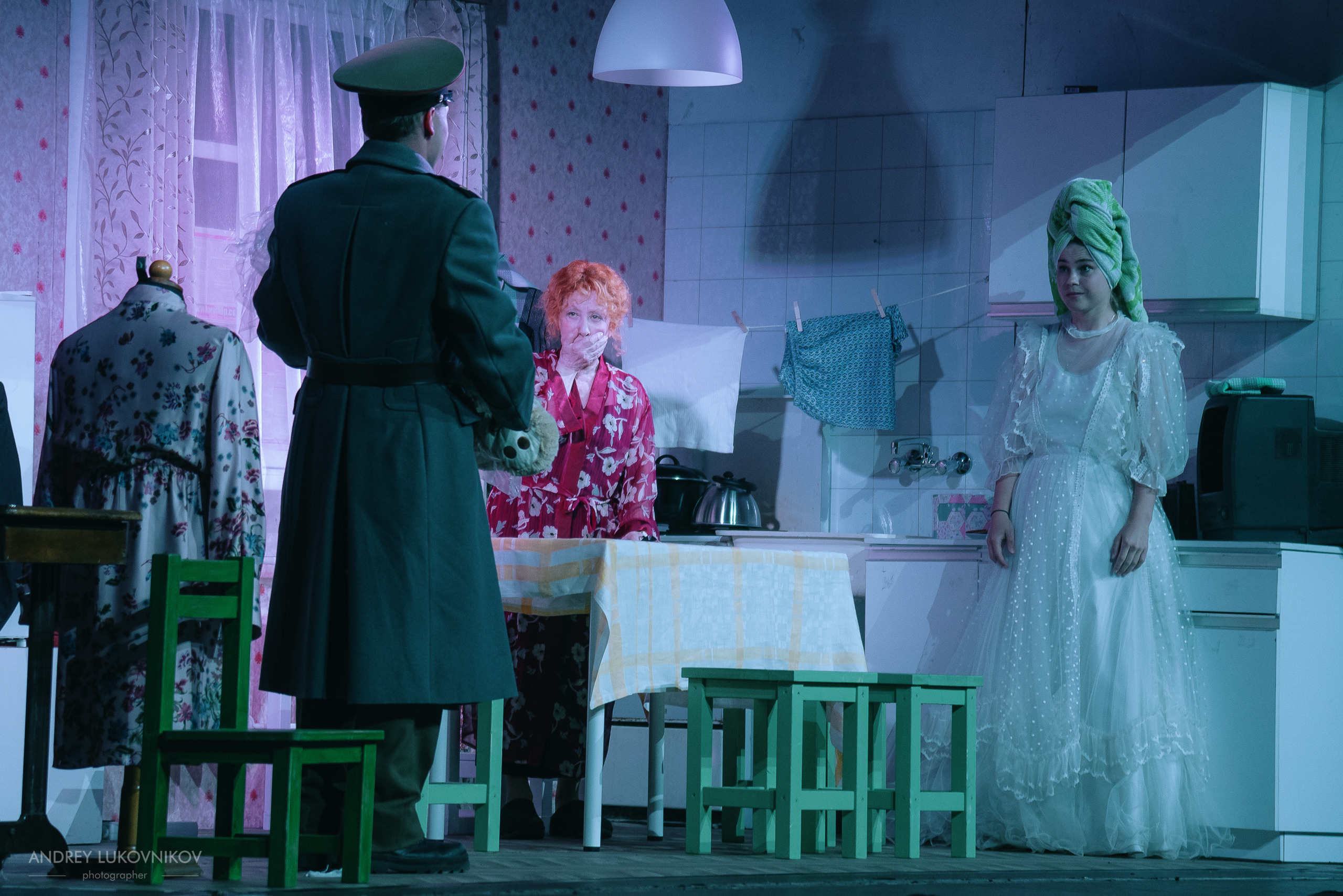 Фотосъёмка спектакля «Мой внук Вениамин» в Аликанте | Репортажный фотограф Андрей Луковников