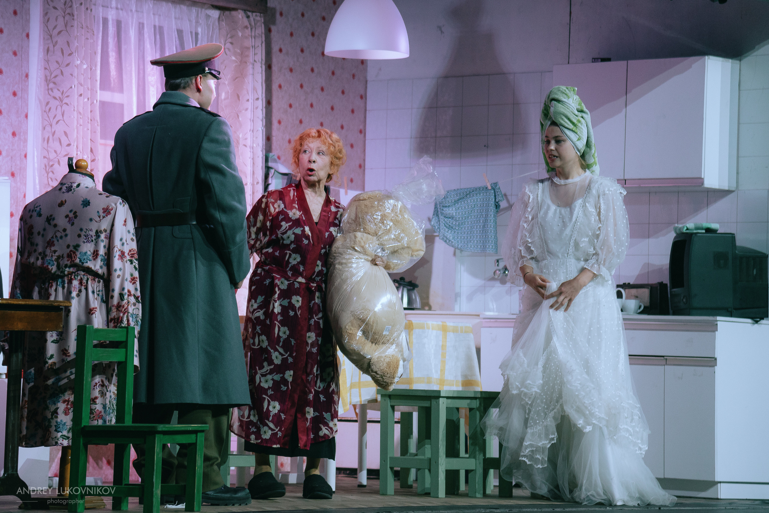 Фотосъёмка спектакля «Мой внук Вениамин» в Аликанте | Репортажный фотограф Андрей Луковников