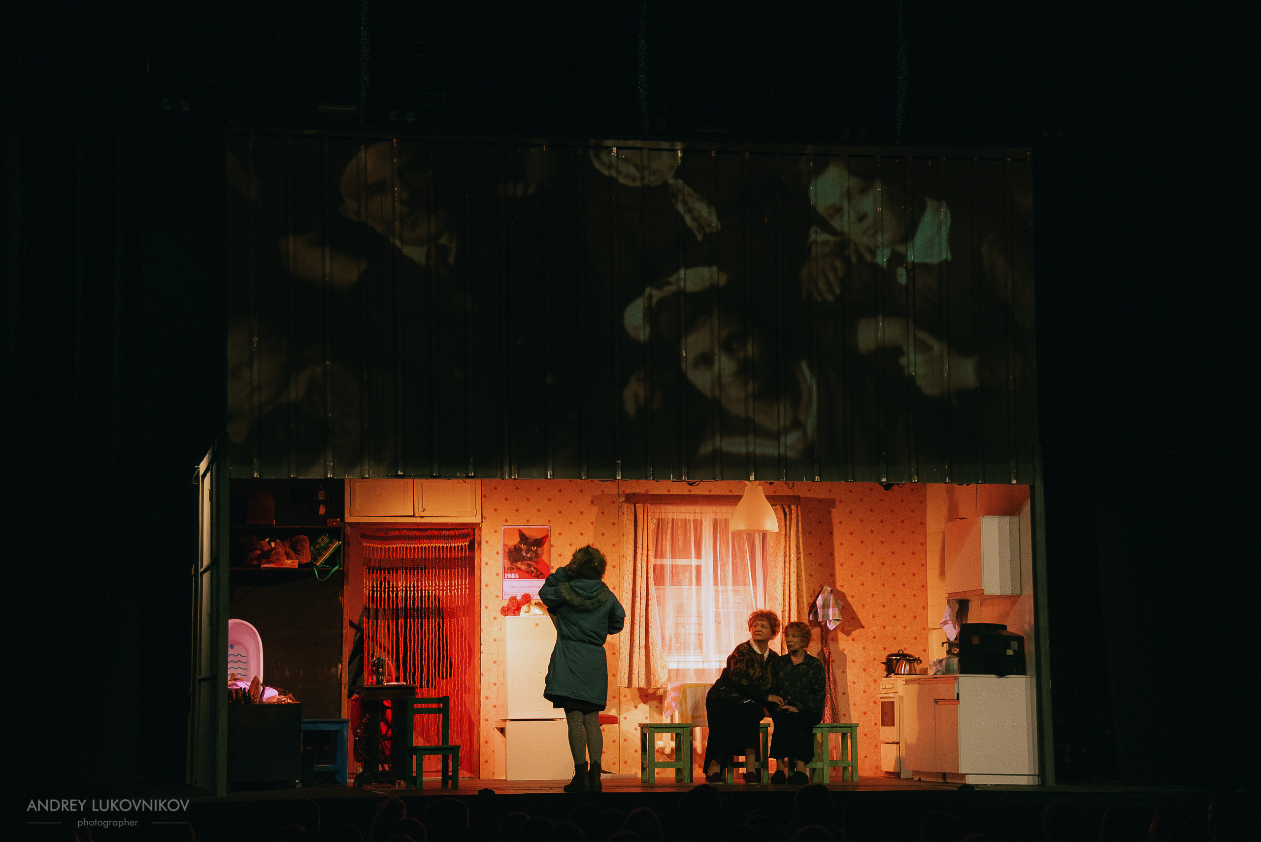 Фотосъёмка спектакля «Мой внук Вениамин» в Аликанте | Репортажный фотограф Андрей Луковников