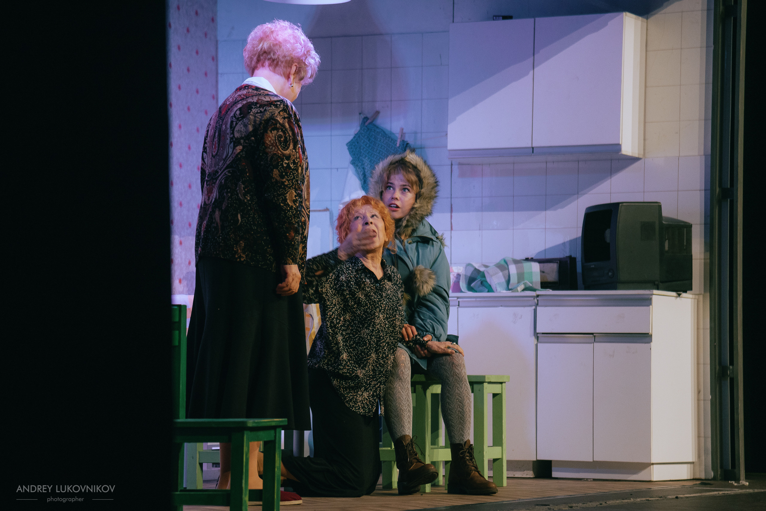 Фотосъёмка спектакля «Мой внук Вениамин» в Аликанте | Репортажный фотограф Андрей Луковников