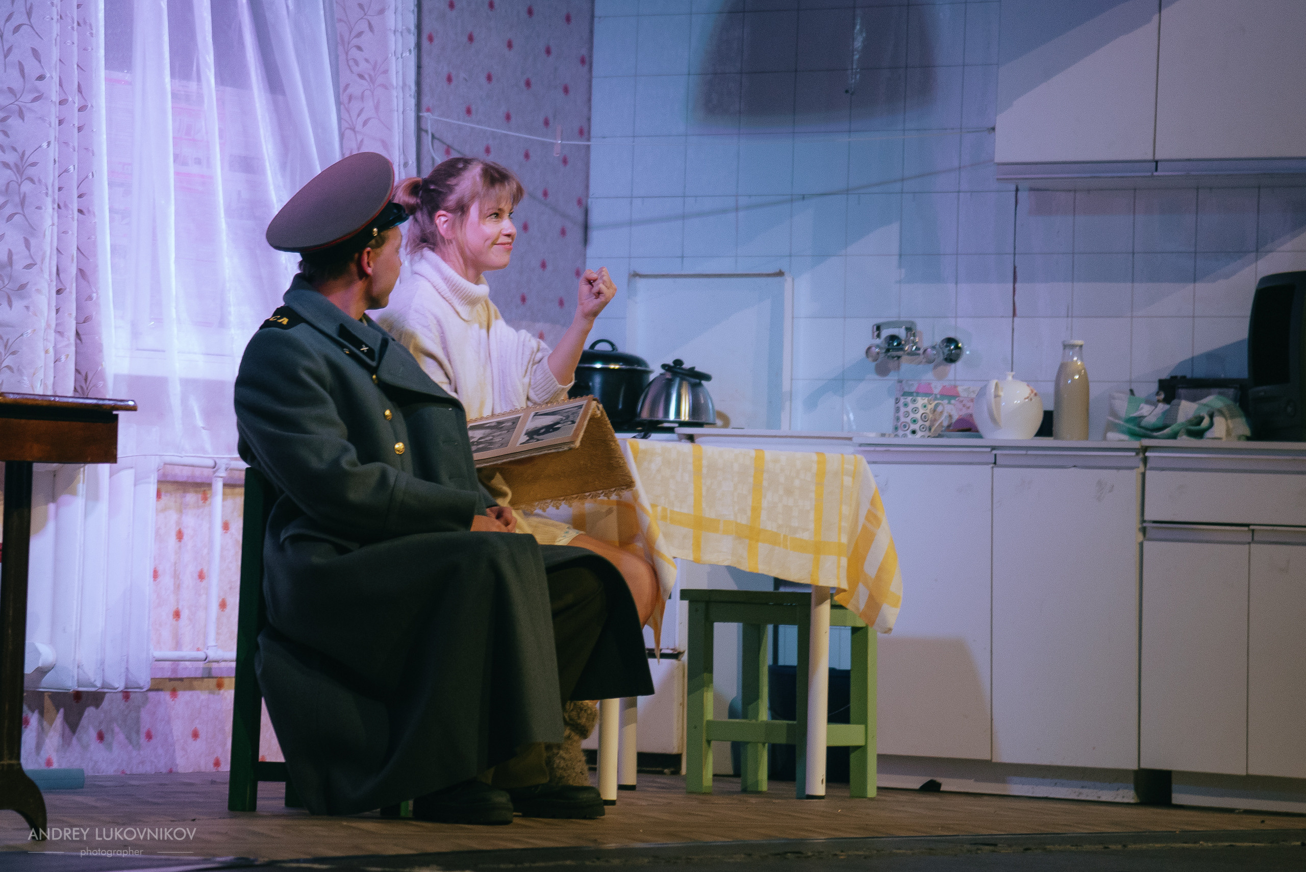 Фотосъёмка спектакля «Мой внук Вениамин» в Аликанте | Репортажный фотограф Андрей Луковников