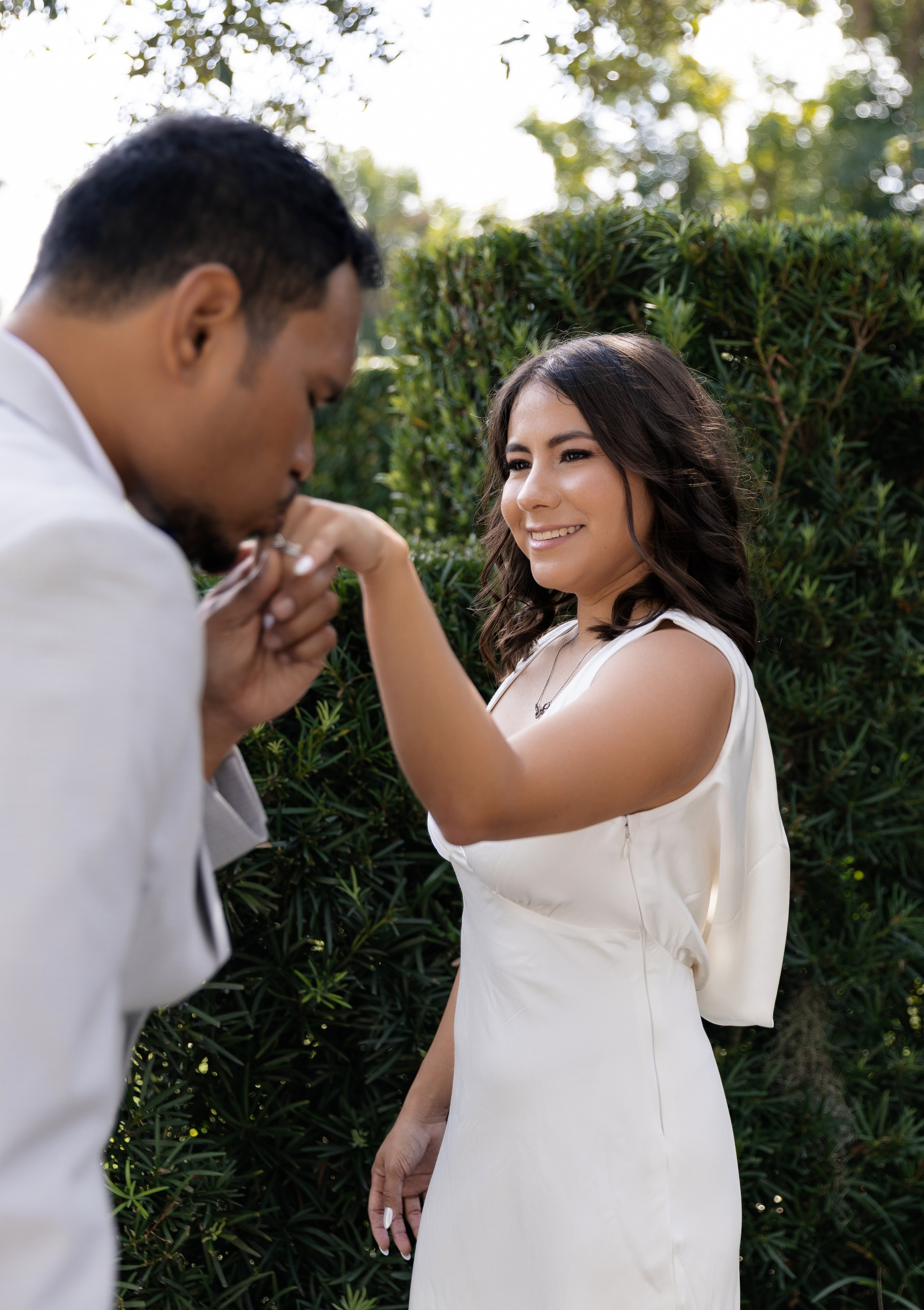 Micro wedding of Leslie and Garrick. Winter Park. Photographer Anastasia Nagibina