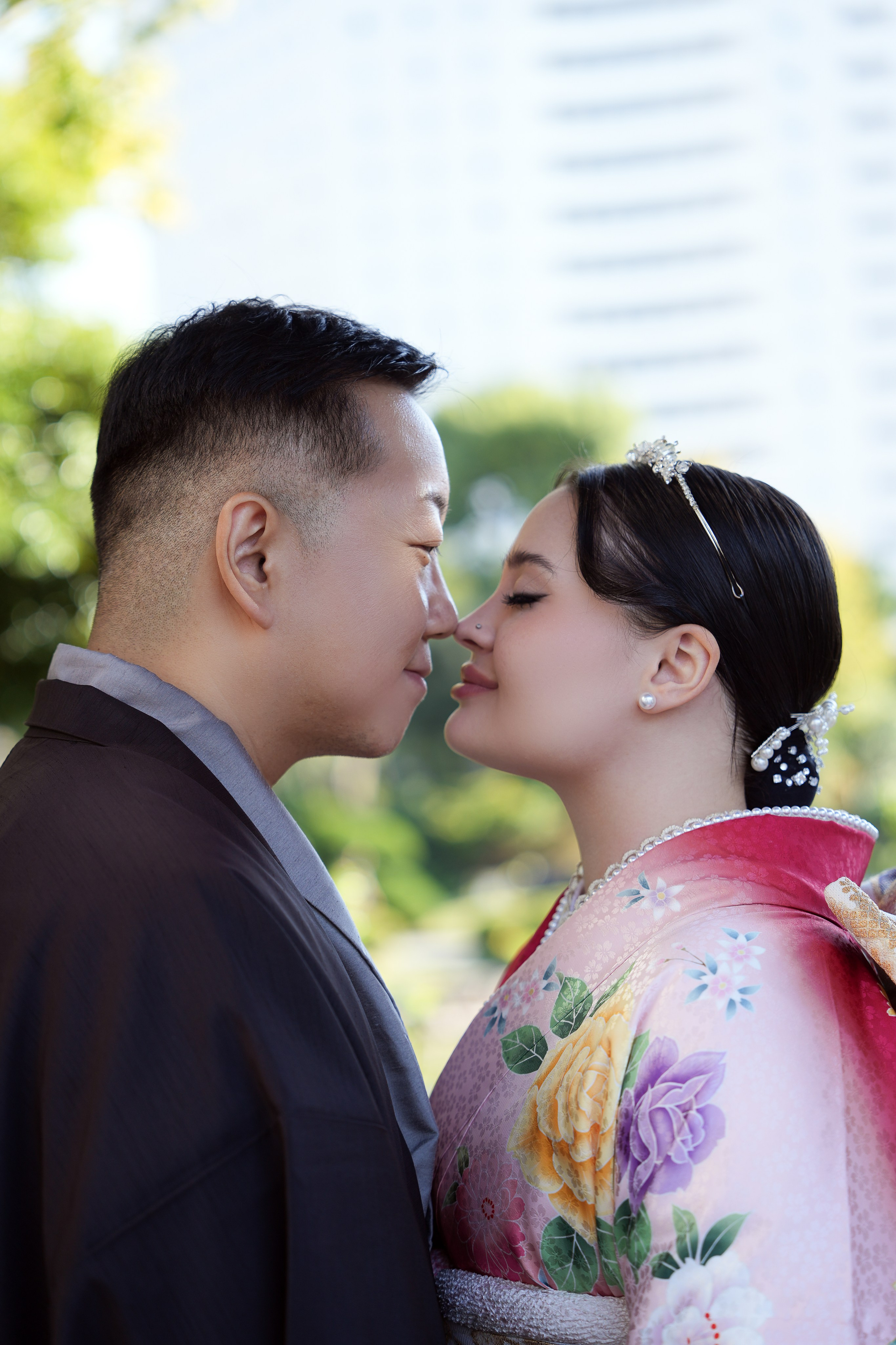 Съёмка в кимоно в Токио. Фотограф в Токио Япония