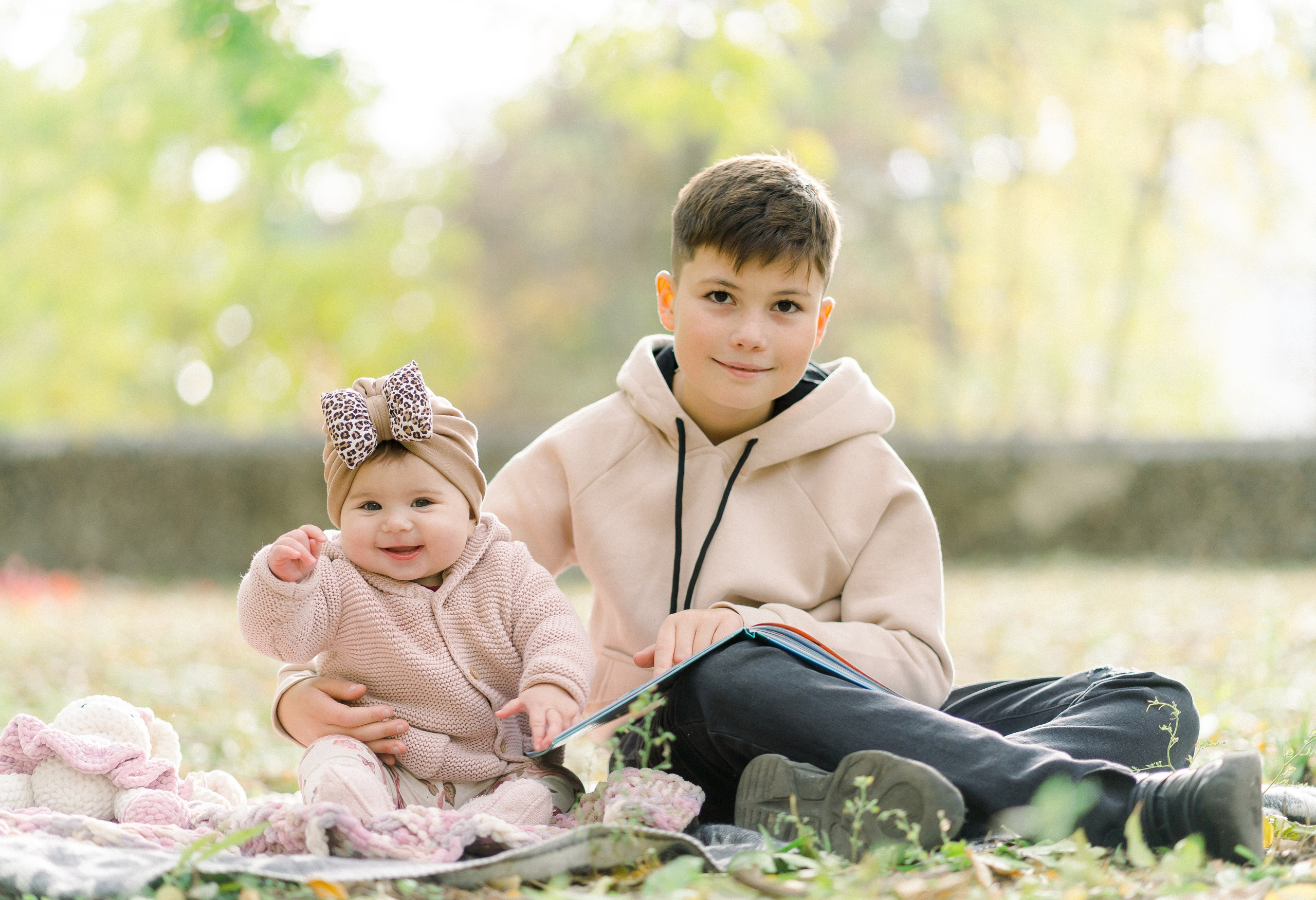 Family walk in the park. Wedding and family photographer Ireland