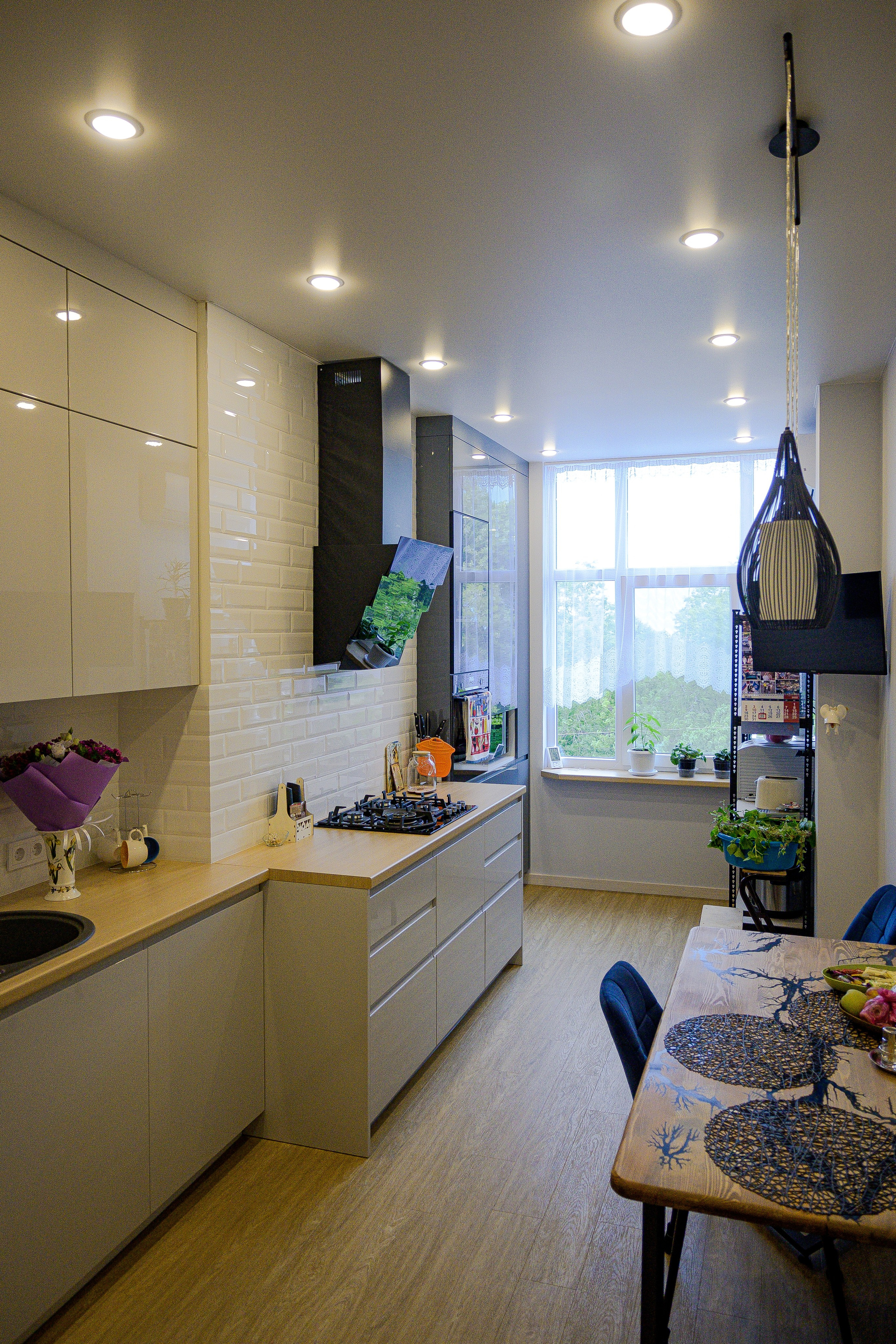 The apartment is 98 m2. Fotograf Dmitrii Donets