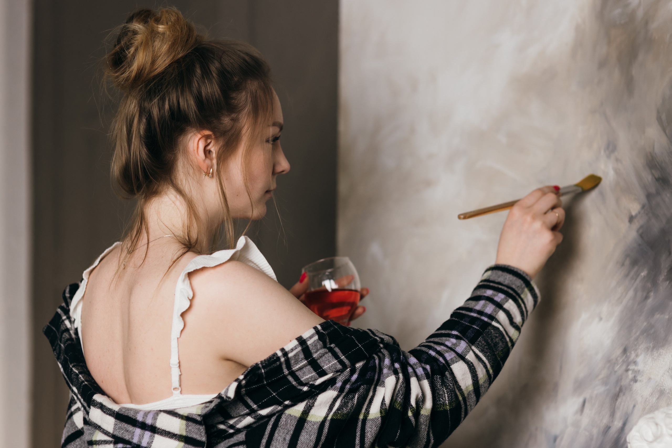 Алеся-фотосессия для художника. Фотограф Анна Кучерявая | Свадьбы и мероприятия в Дубае