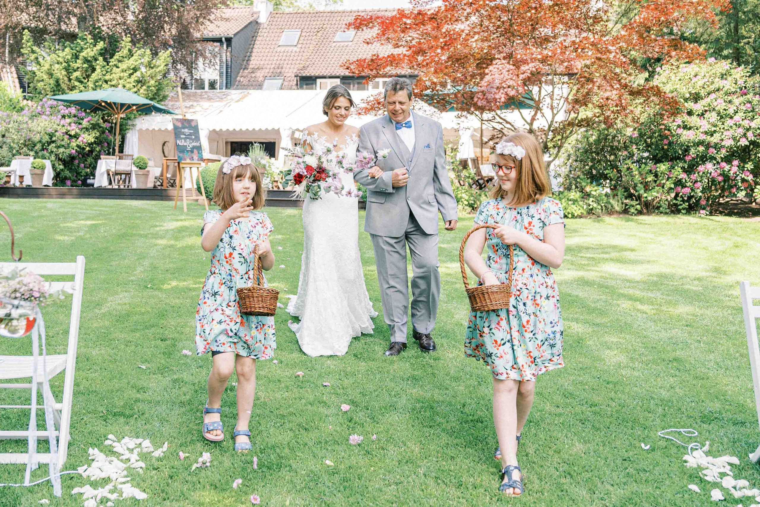 Einzug Braut freie trauung landhaus am see garbsen