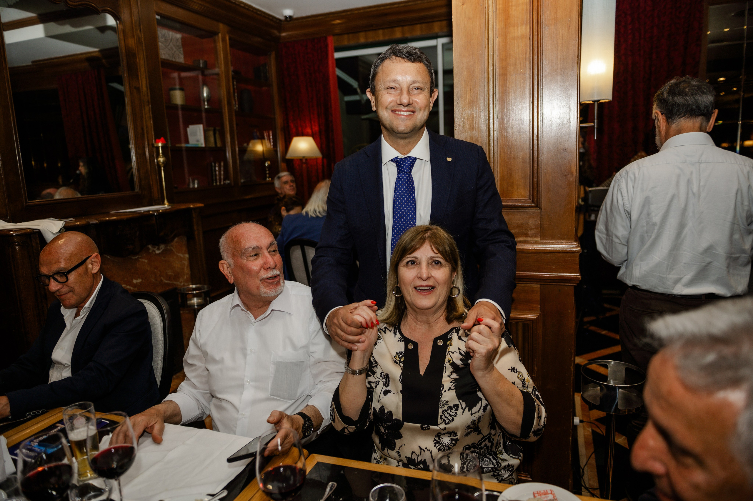 Corporate party at the restaurant — Pharma. Ваш фотограф в Лиссабоне — Анна Белова